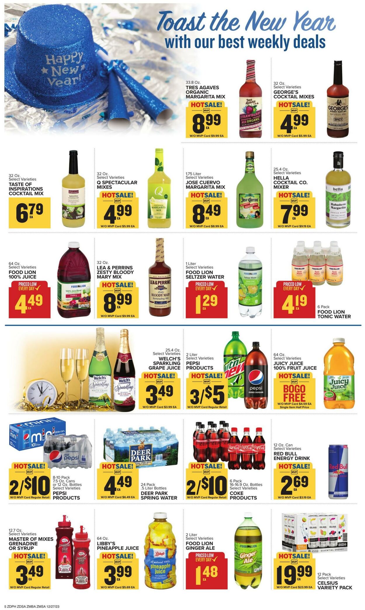 Catalogue Food Lion from 12/27/2023