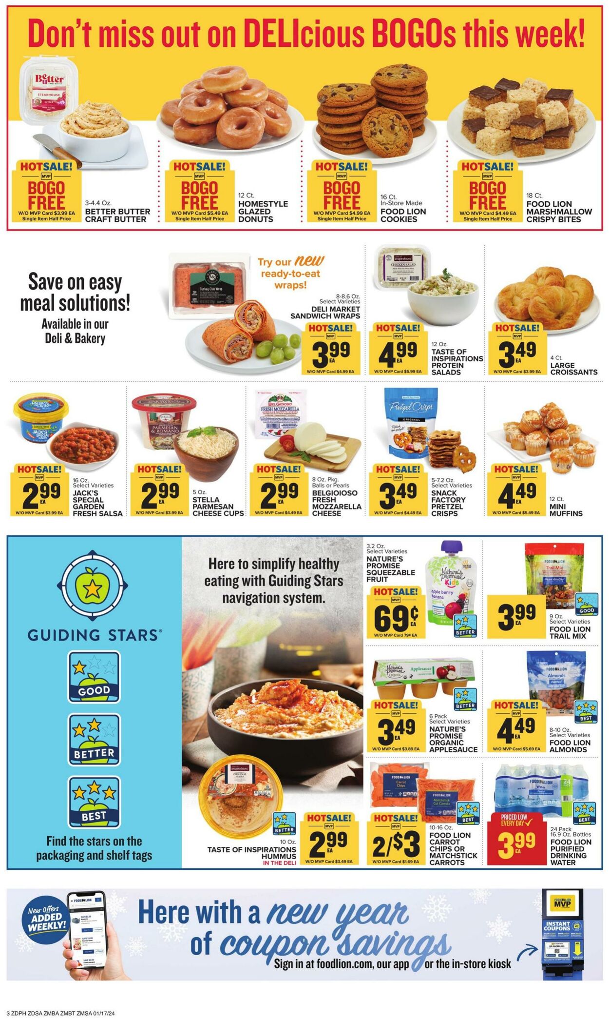 Catalogue Food Lion from 01/17/2024