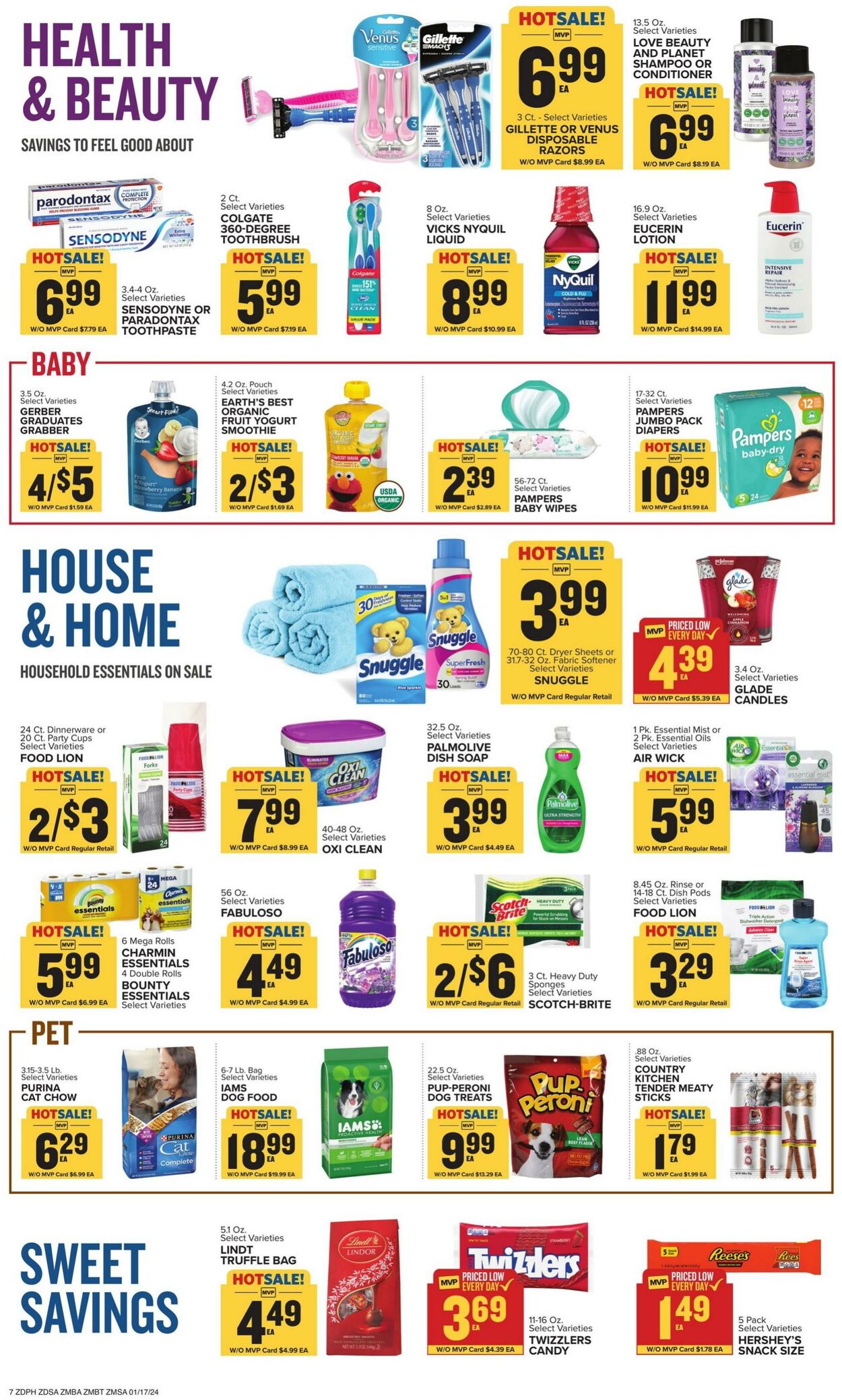 Catalogue Food Lion from 01/17/2024