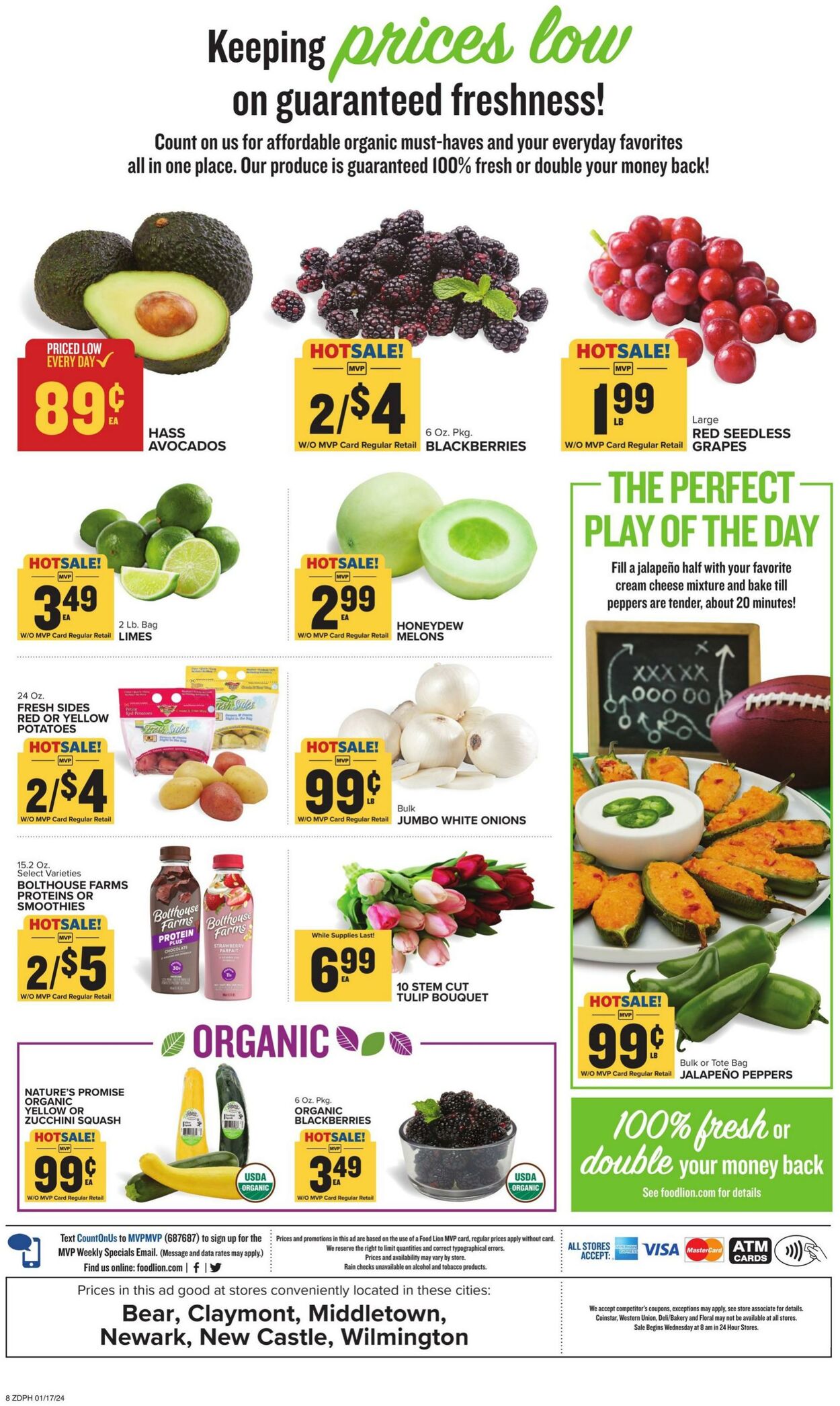 Catalogue Food Lion from 01/17/2024