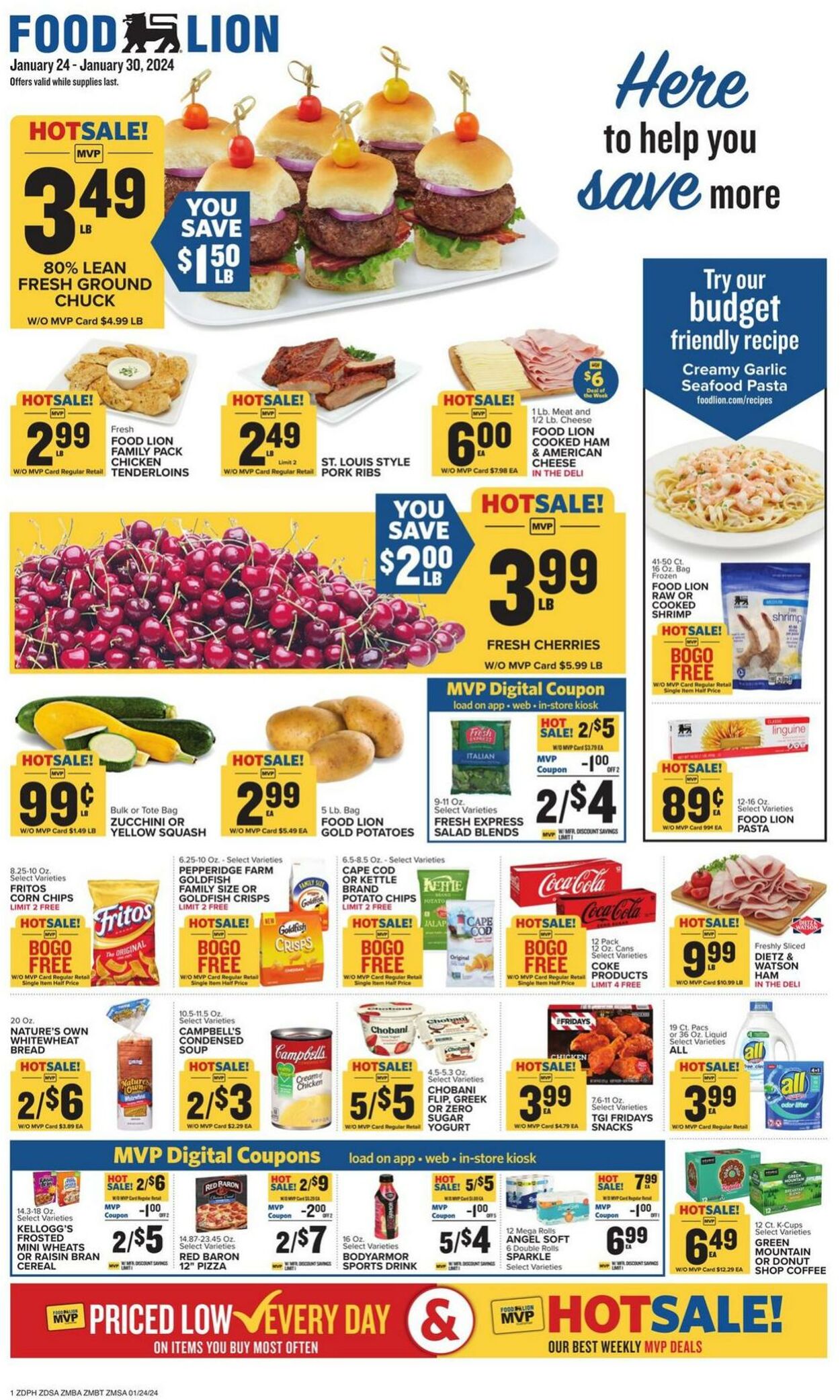 Catalogue Food Lion from 01/24/2024