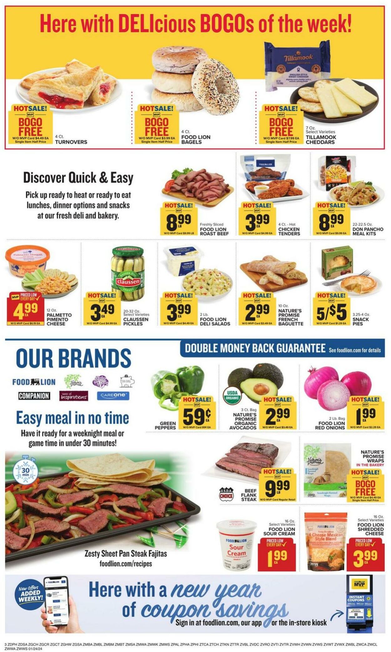Catalogue Food Lion from 01/24/2024