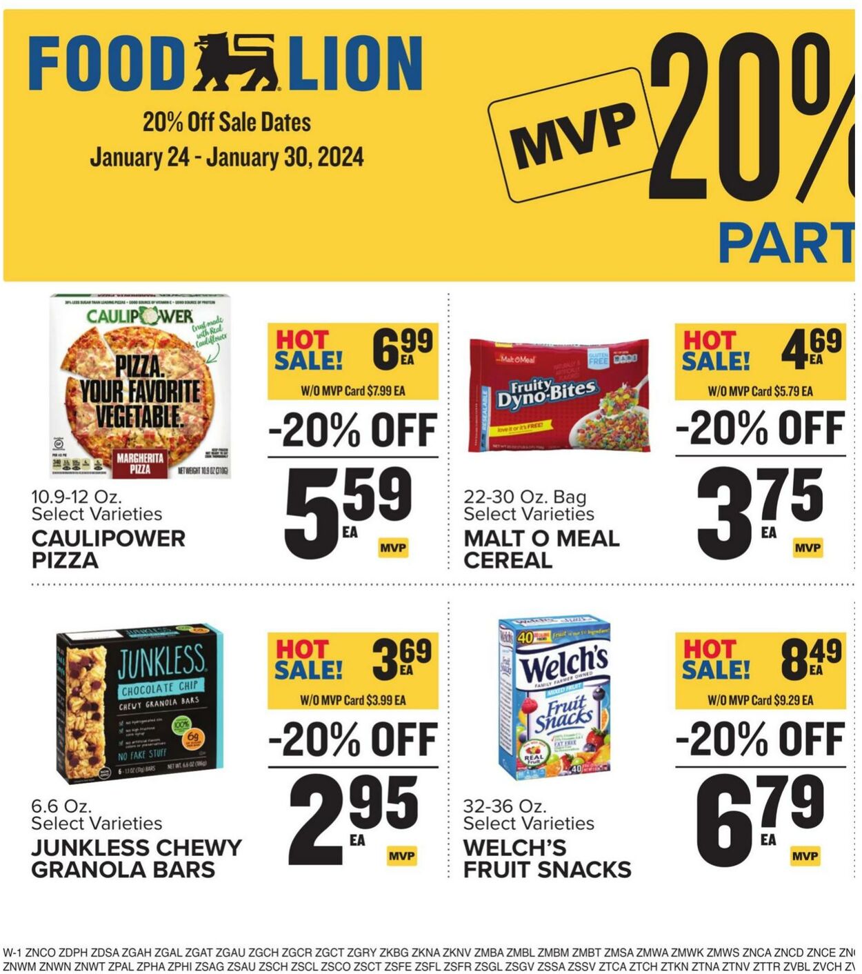 Catalogue Food Lion from 01/24/2024