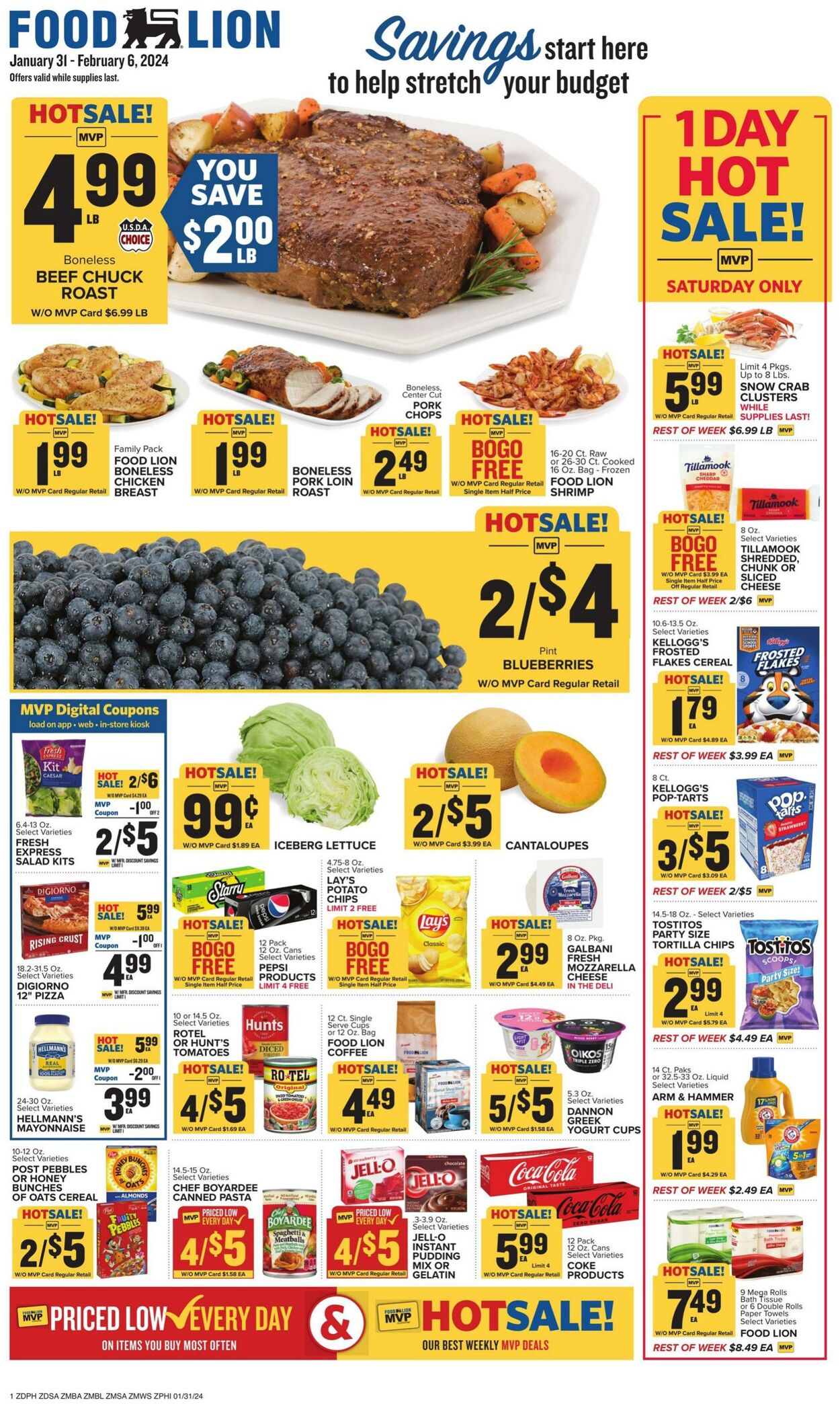 Catalogue Food Lion from 01/31/2024