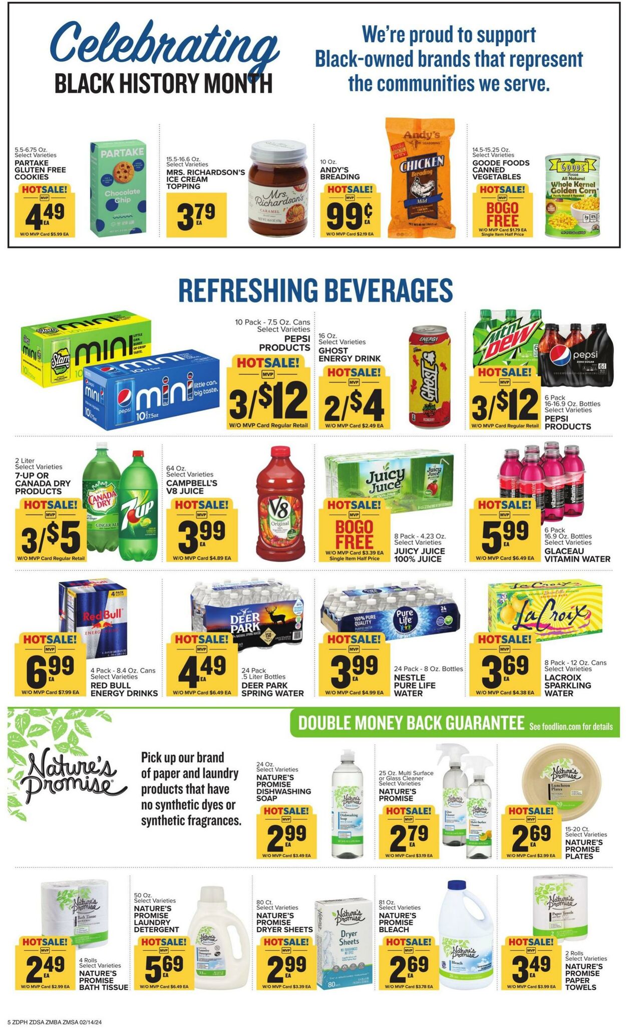 Catalogue Food Lion from 02/14/2024