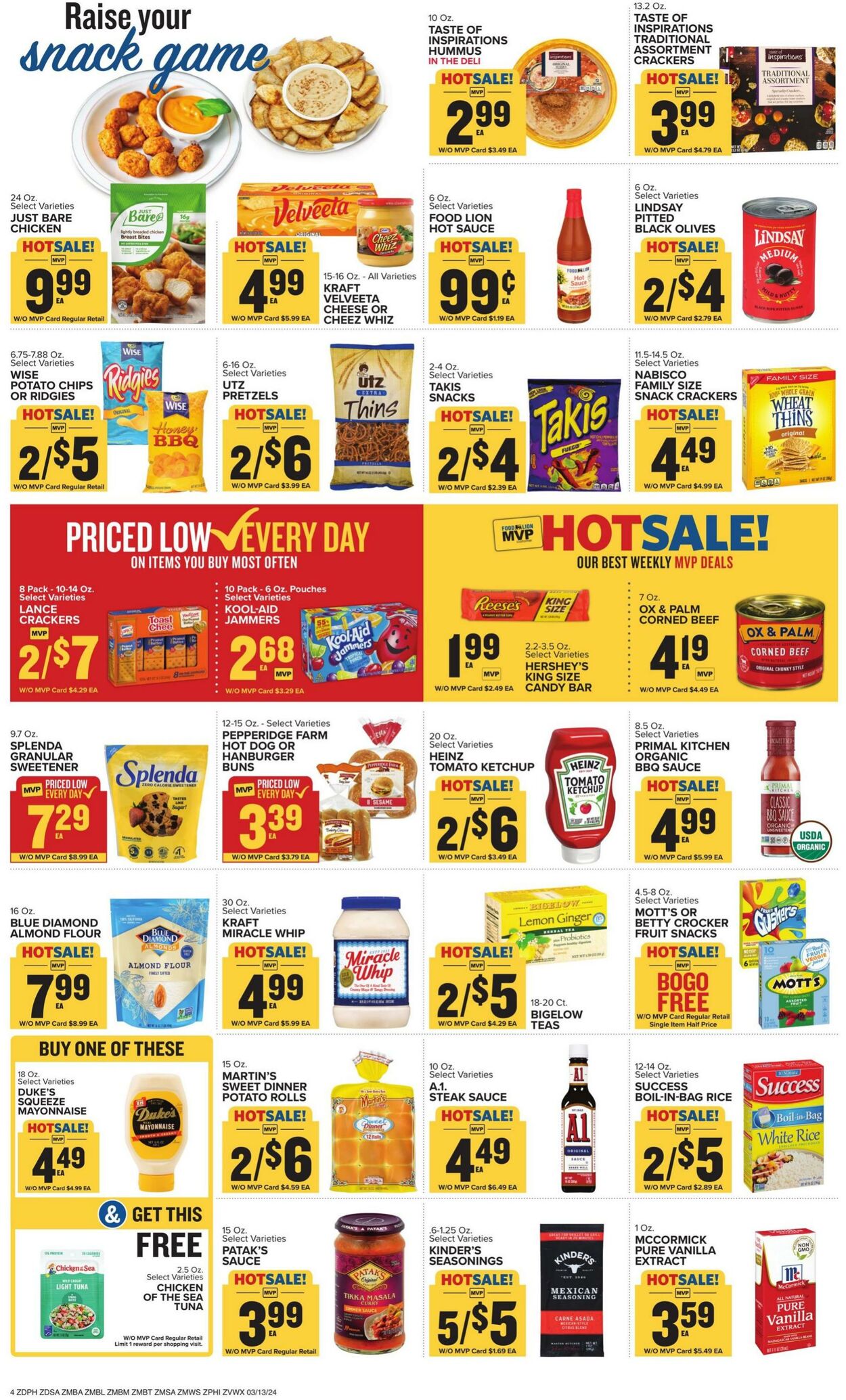 Catalogue Food Lion from 03/13/2024