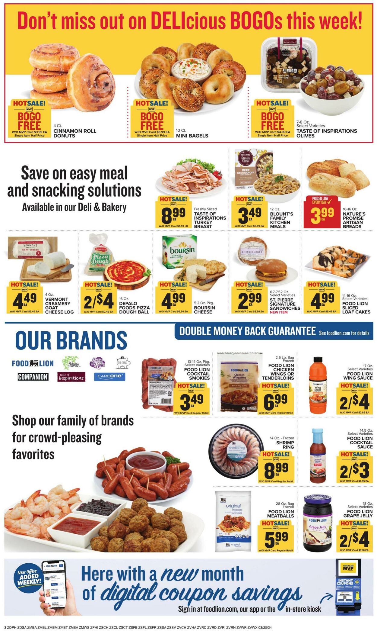 Catalogue Food Lion from 03/20/2024