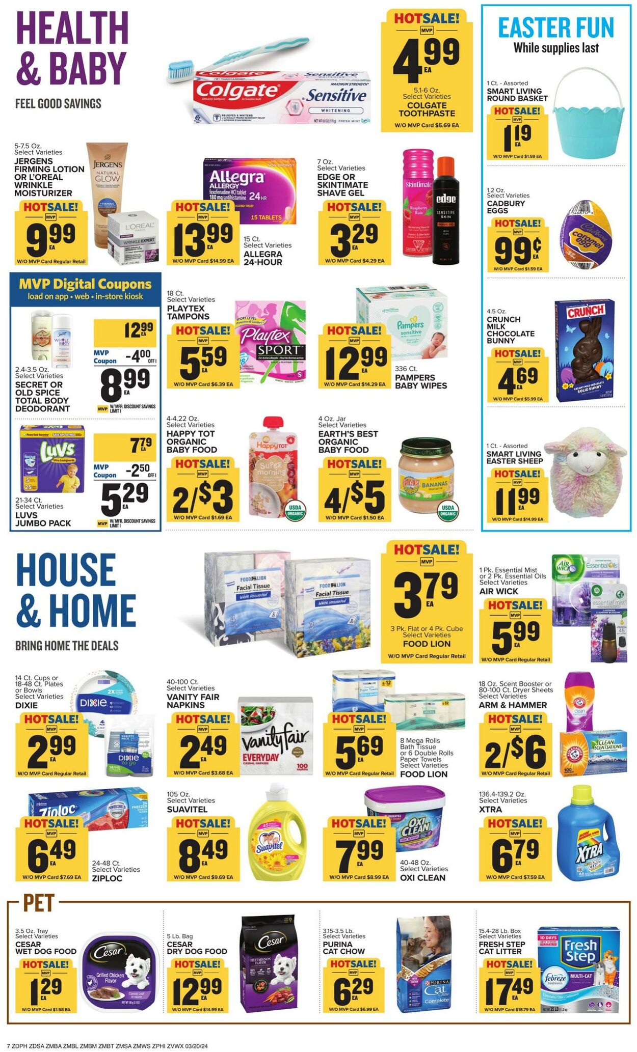 Catalogue Food Lion from 03/20/2024