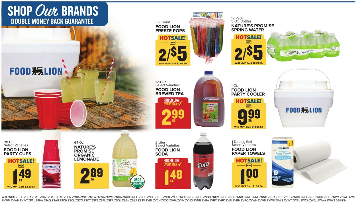 Catalogue Food Lion from 05/15/2024