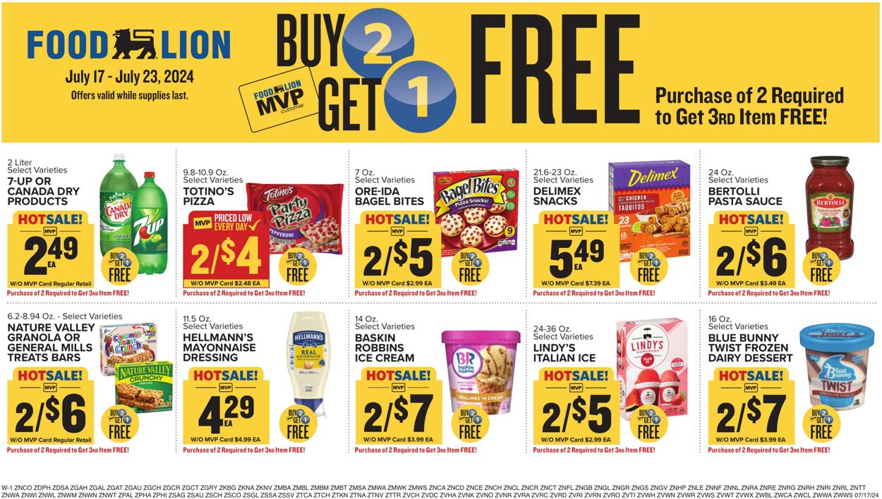Catalogue Food Lion from 07/17/2024