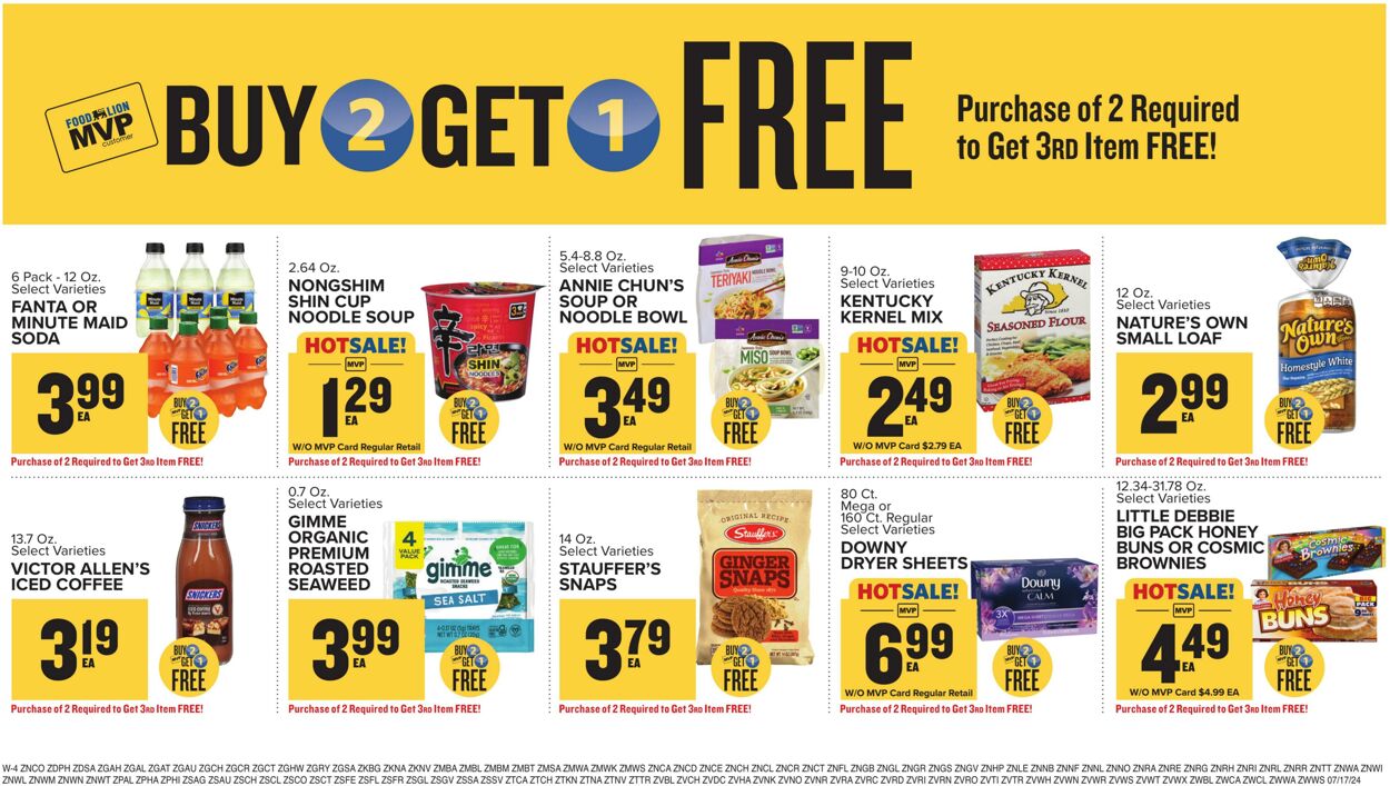 Catalogue Food Lion from 07/17/2024
