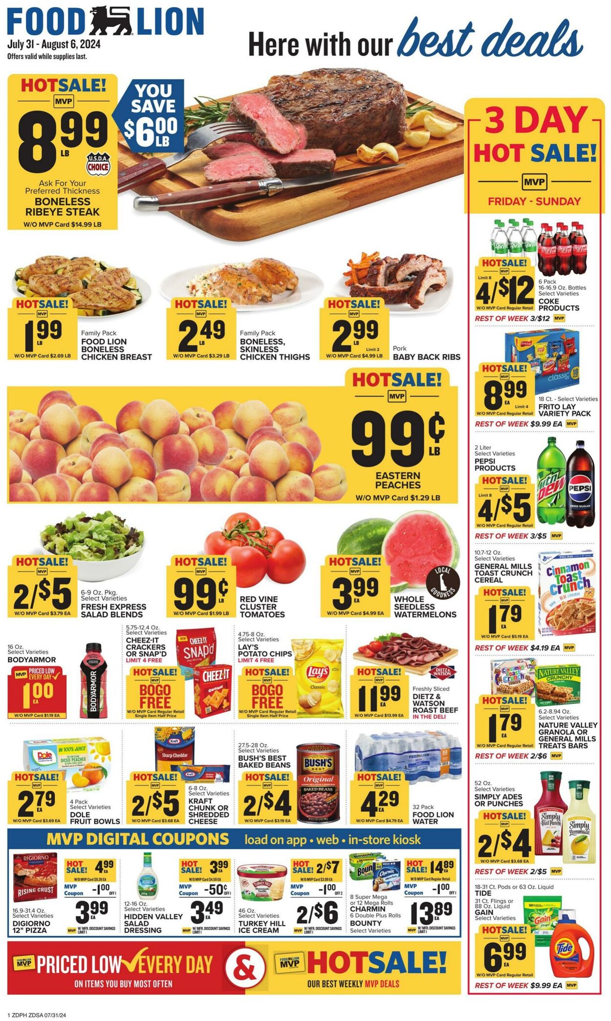 Catalogue Food Lion from 07/31/2024