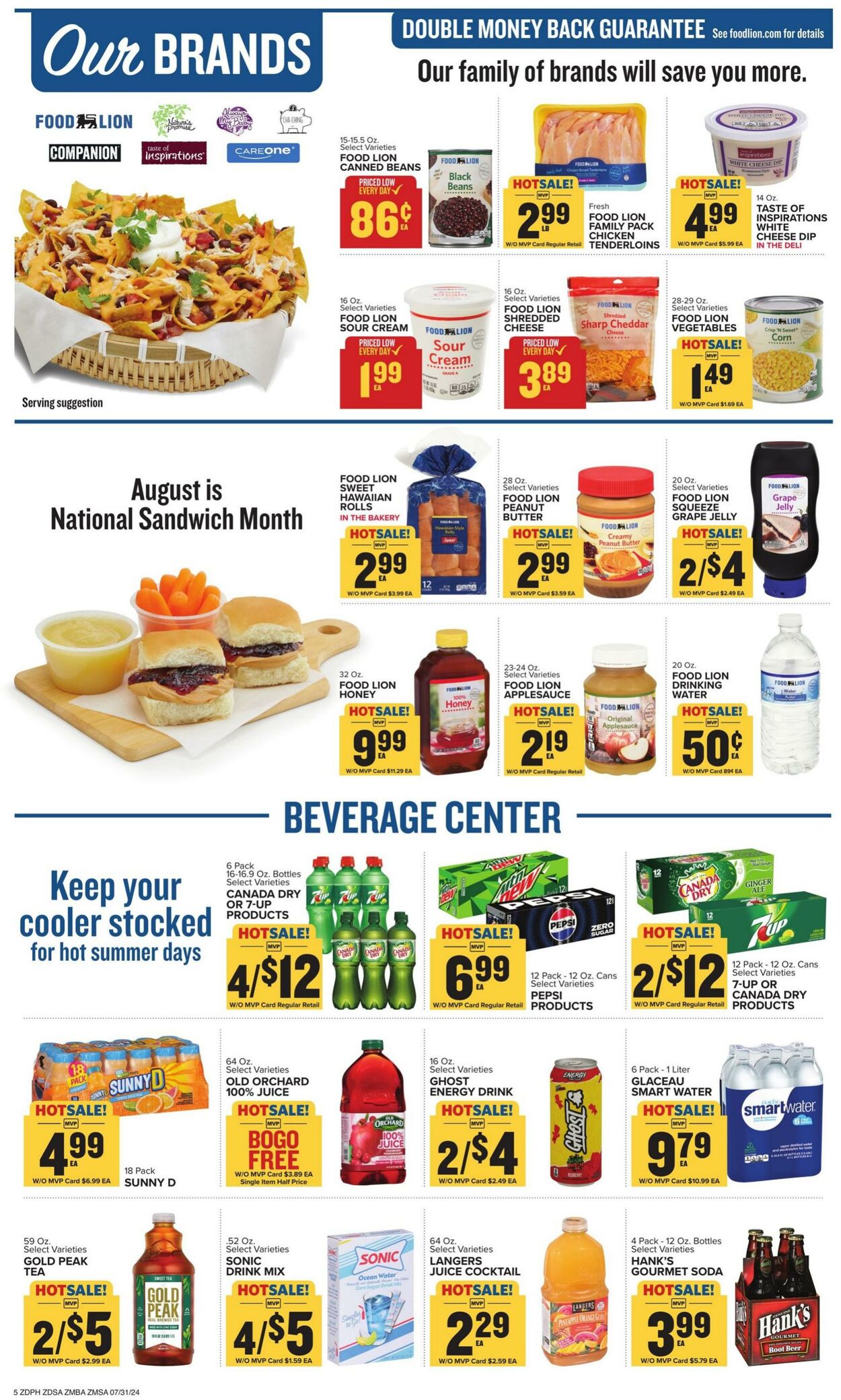 Catalogue Food Lion from 07/31/2024