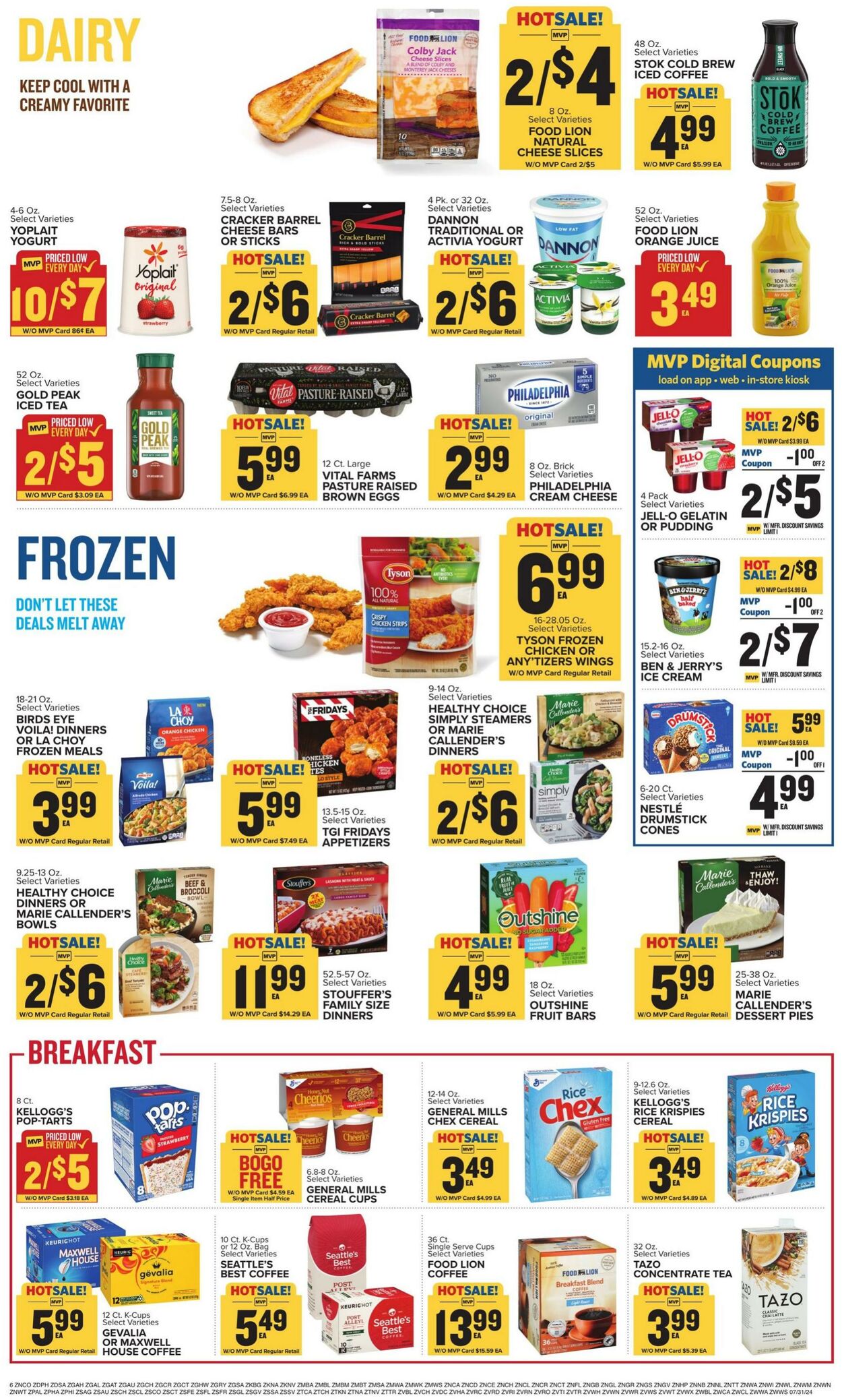 Catalogue Food Lion from 07/31/2024