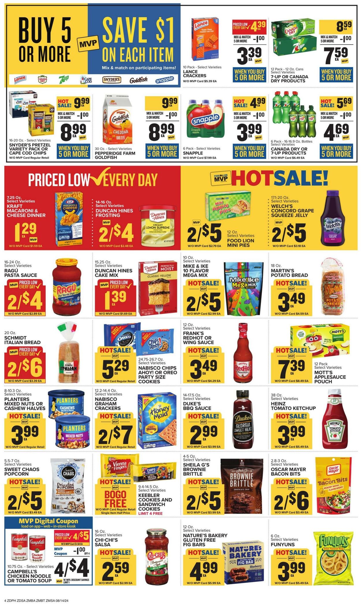 Catalogue Food Lion from 08/14/2024