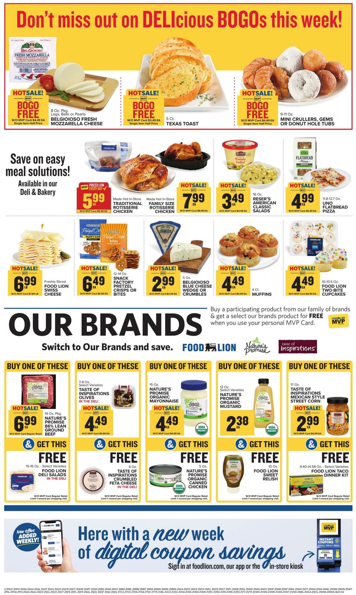 Catalogue Food Lion from 08/21/2024