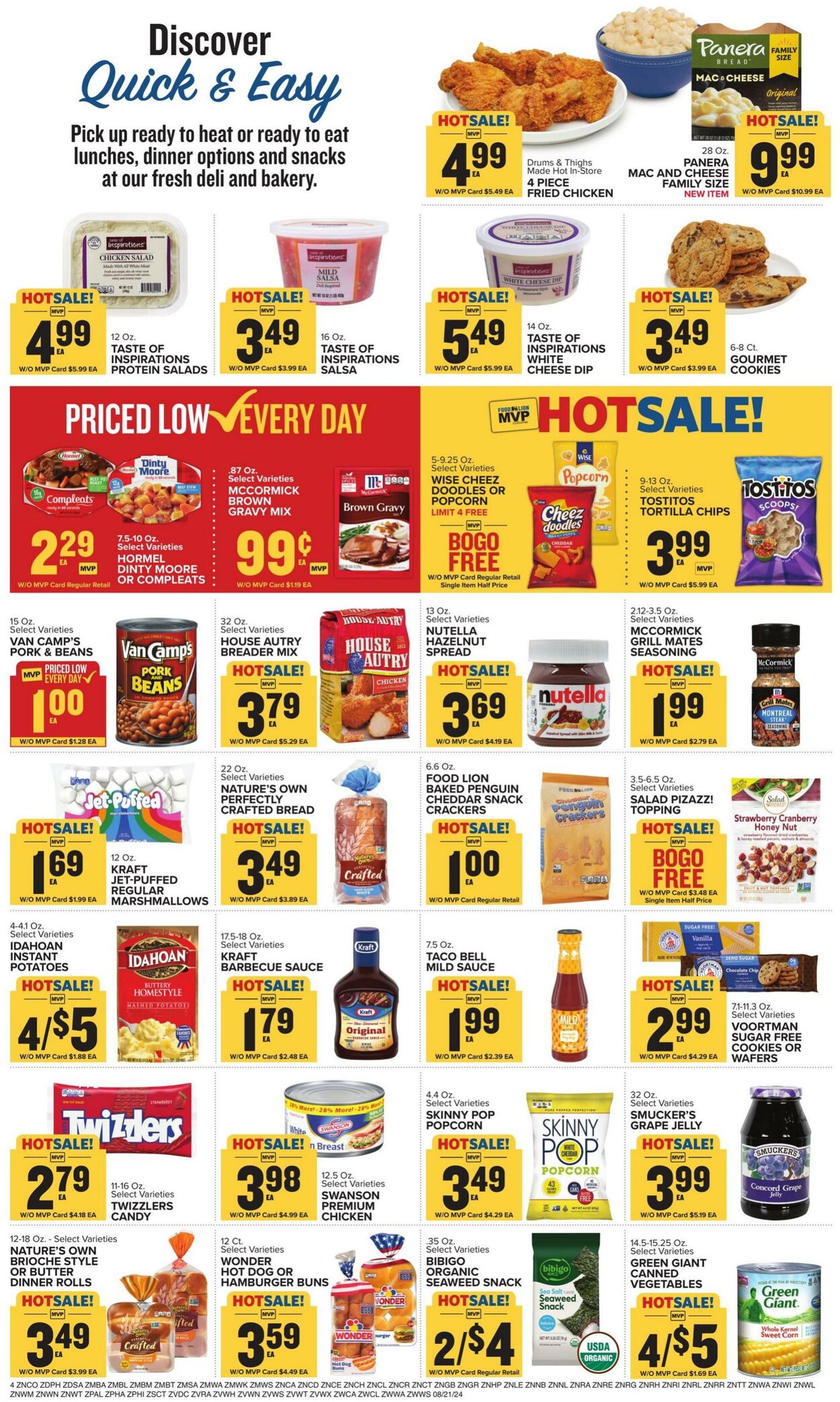 Catalogue Food Lion from 08/21/2024