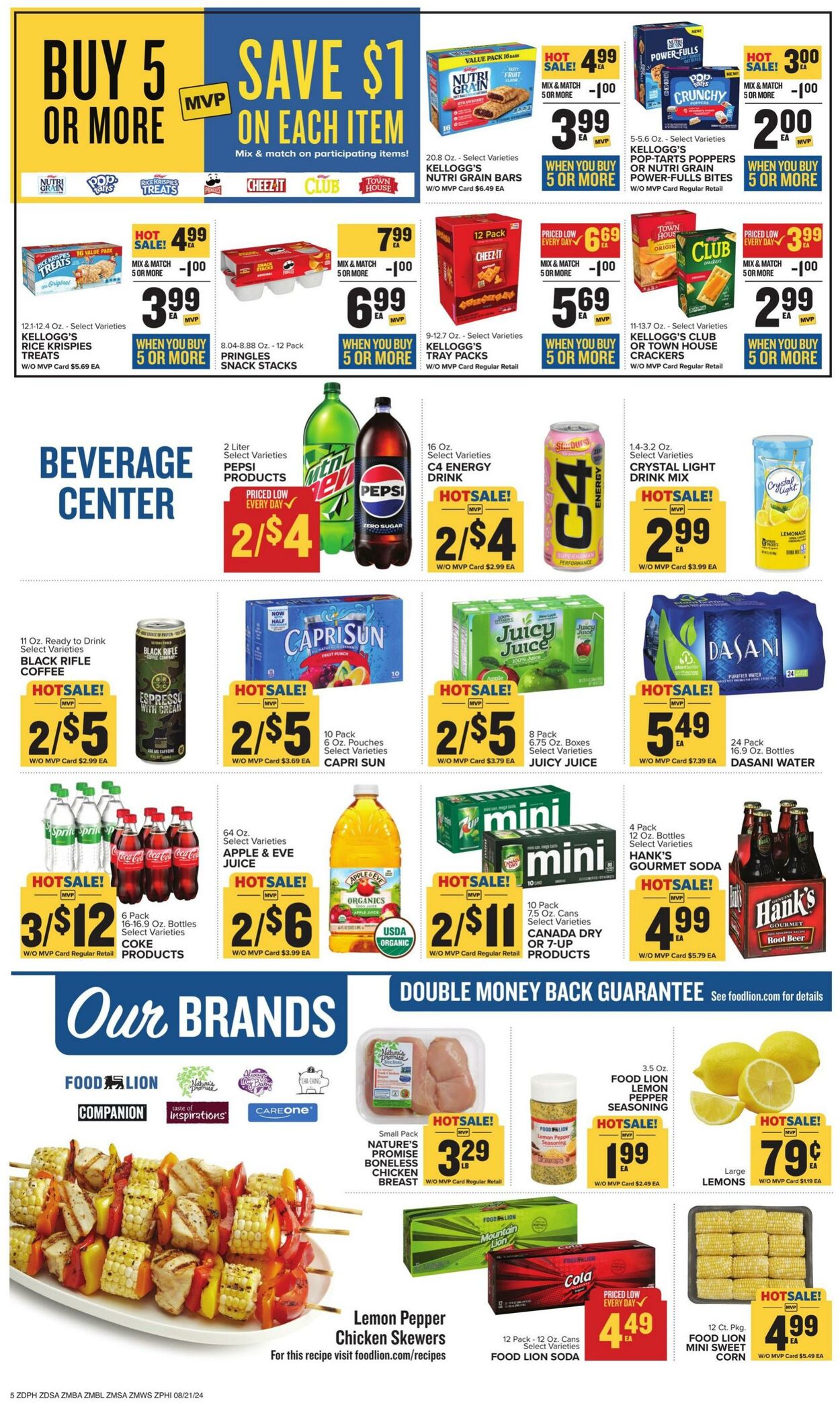 Catalogue Food Lion from 08/21/2024