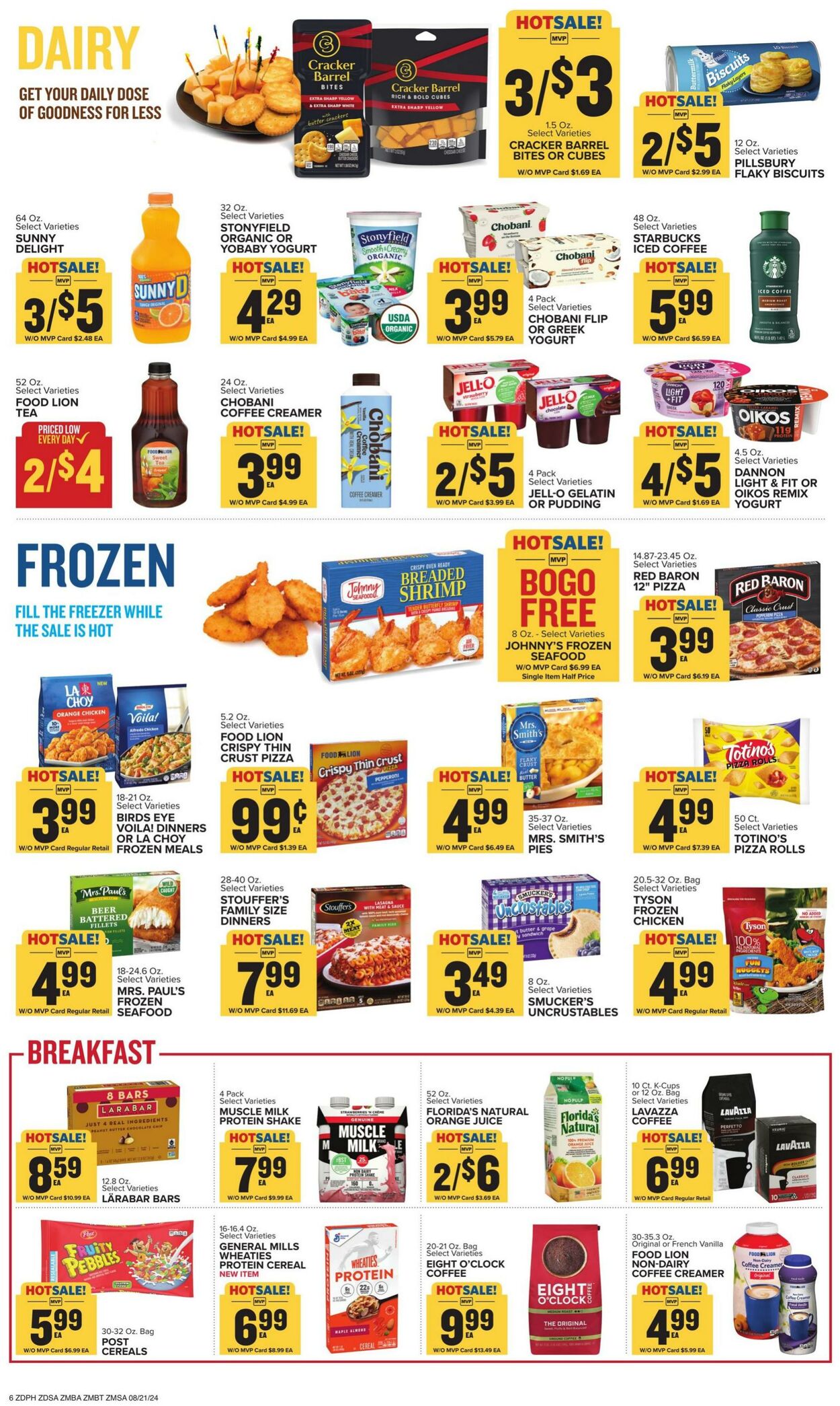 Catalogue Food Lion from 08/21/2024