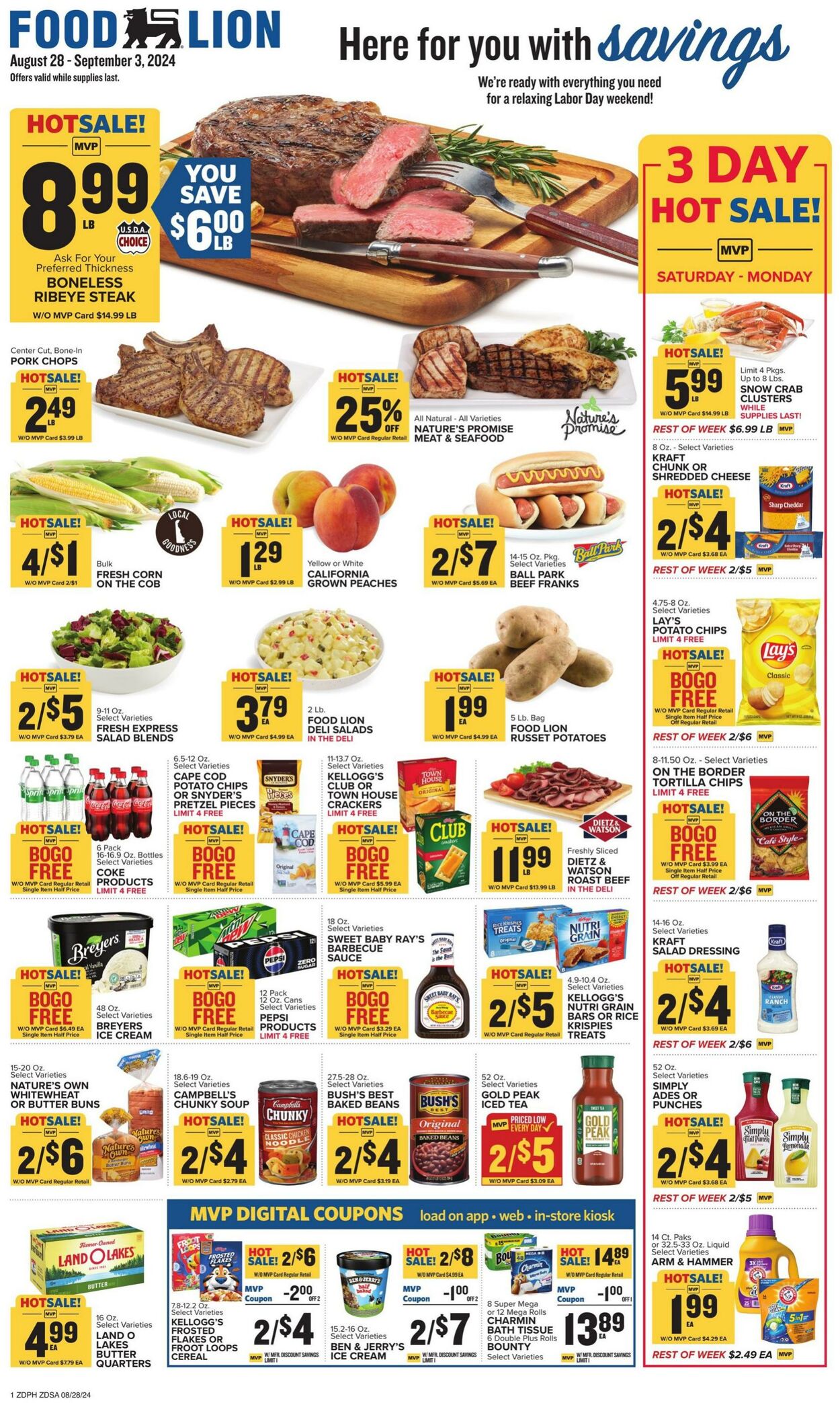 Catalogue Food Lion from 08/28/2024