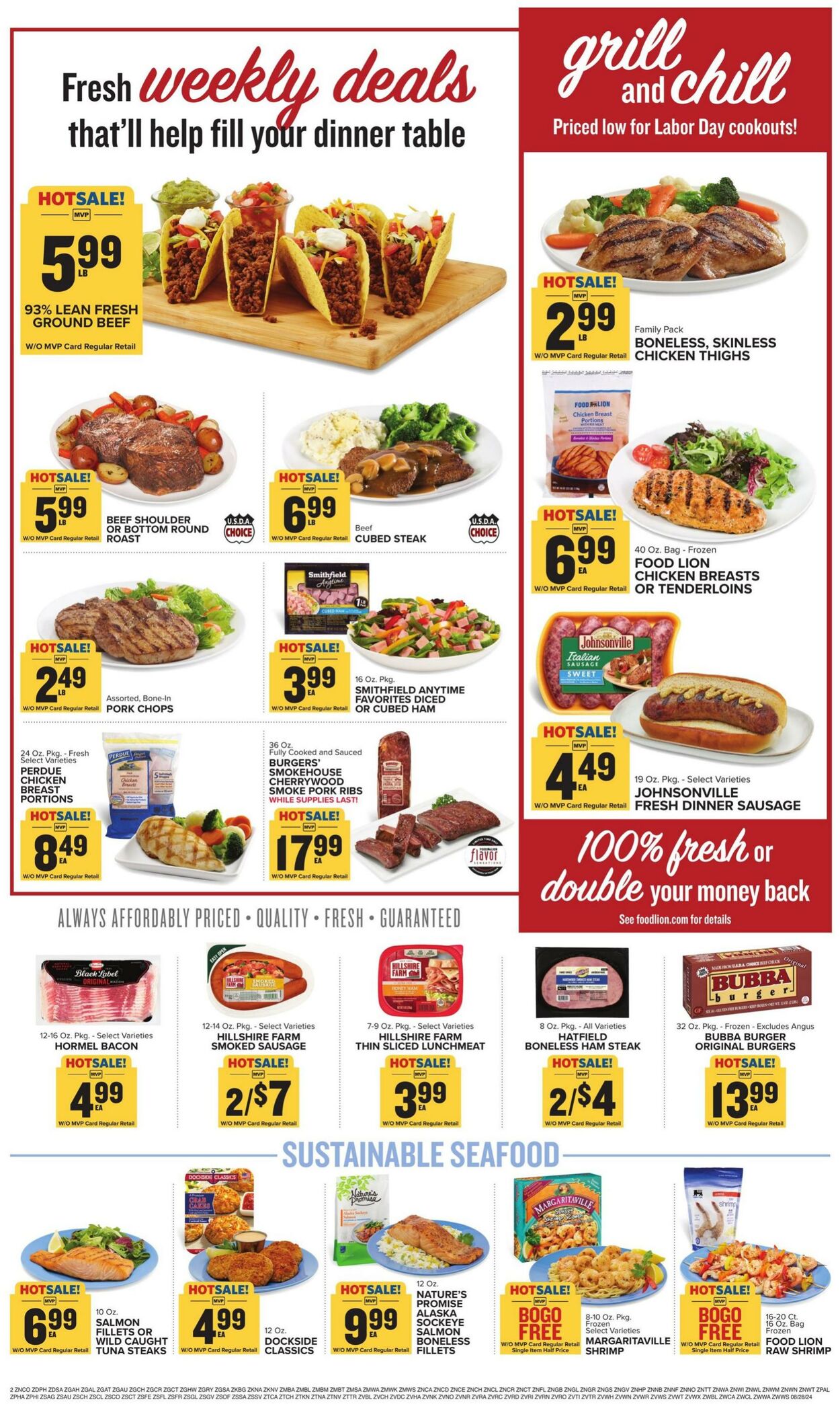 Catalogue Food Lion from 08/28/2024