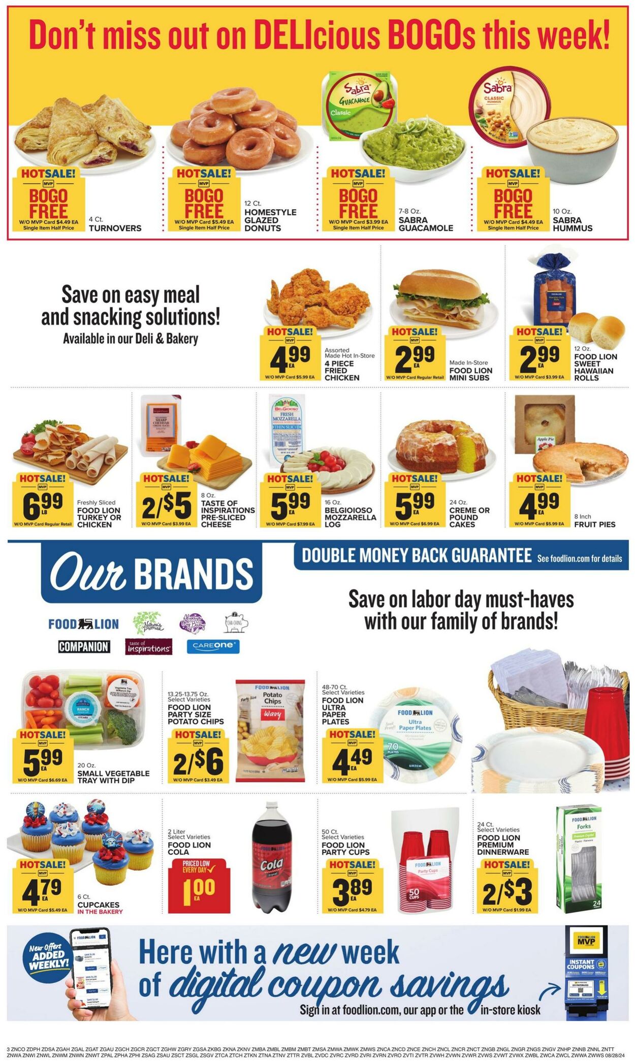 Catalogue Food Lion from 08/28/2024