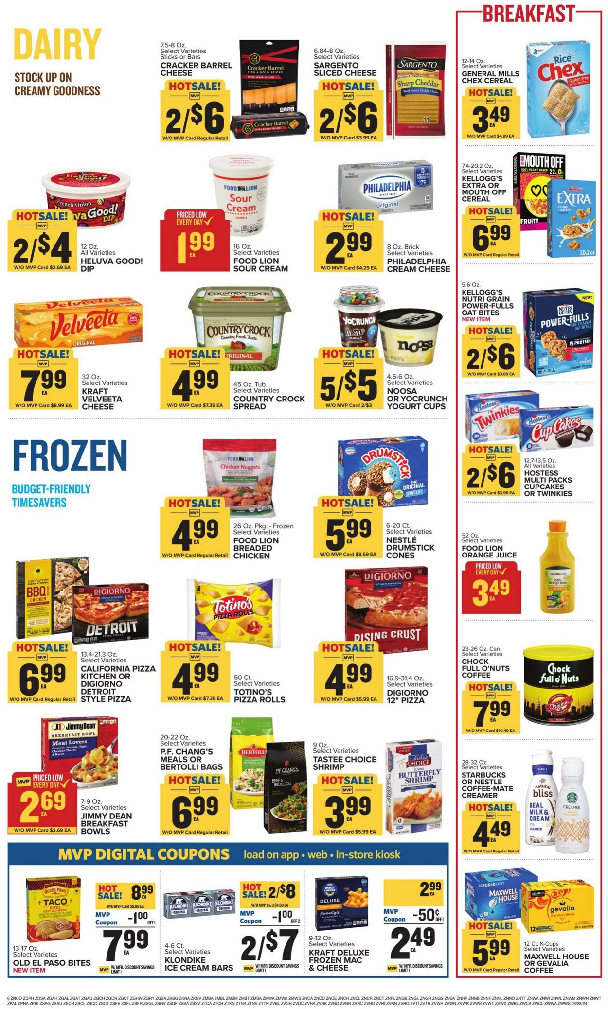 Catalogue Food Lion from 08/28/2024