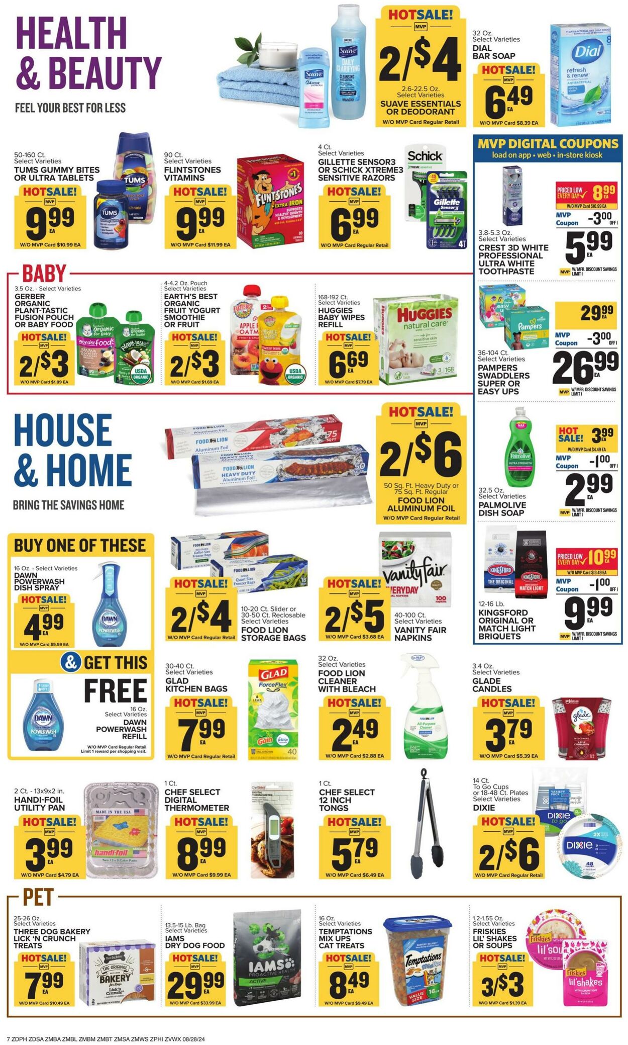 Catalogue Food Lion from 08/28/2024