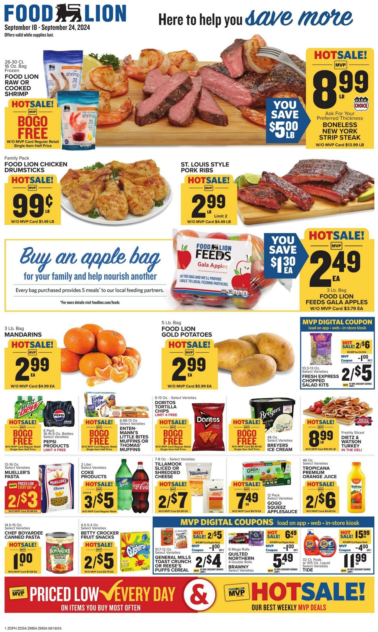 Catalogue Food Lion from 09/18/2024