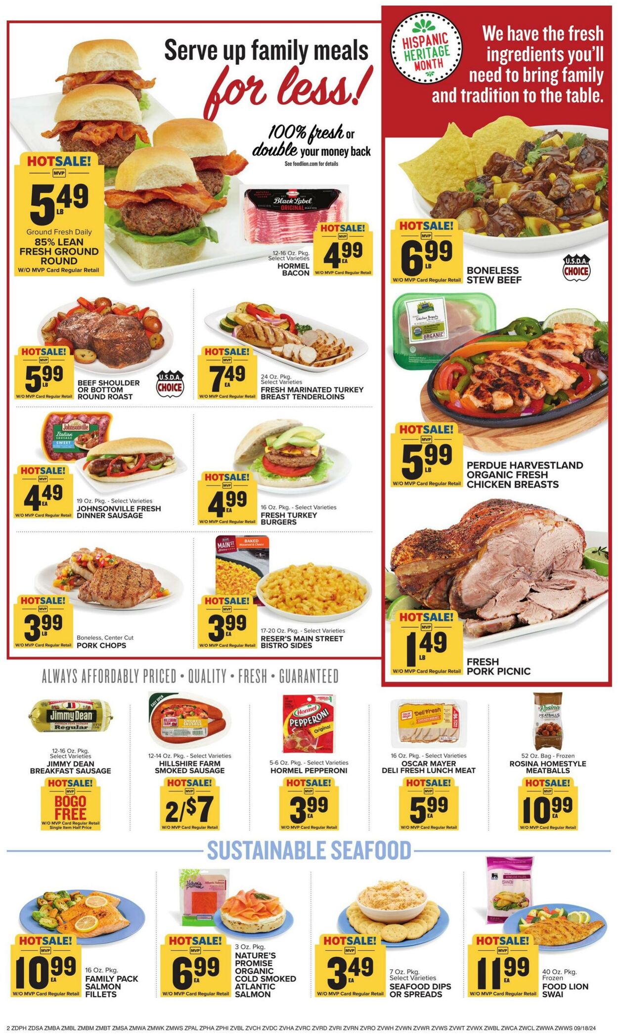 Catalogue Food Lion from 09/18/2024