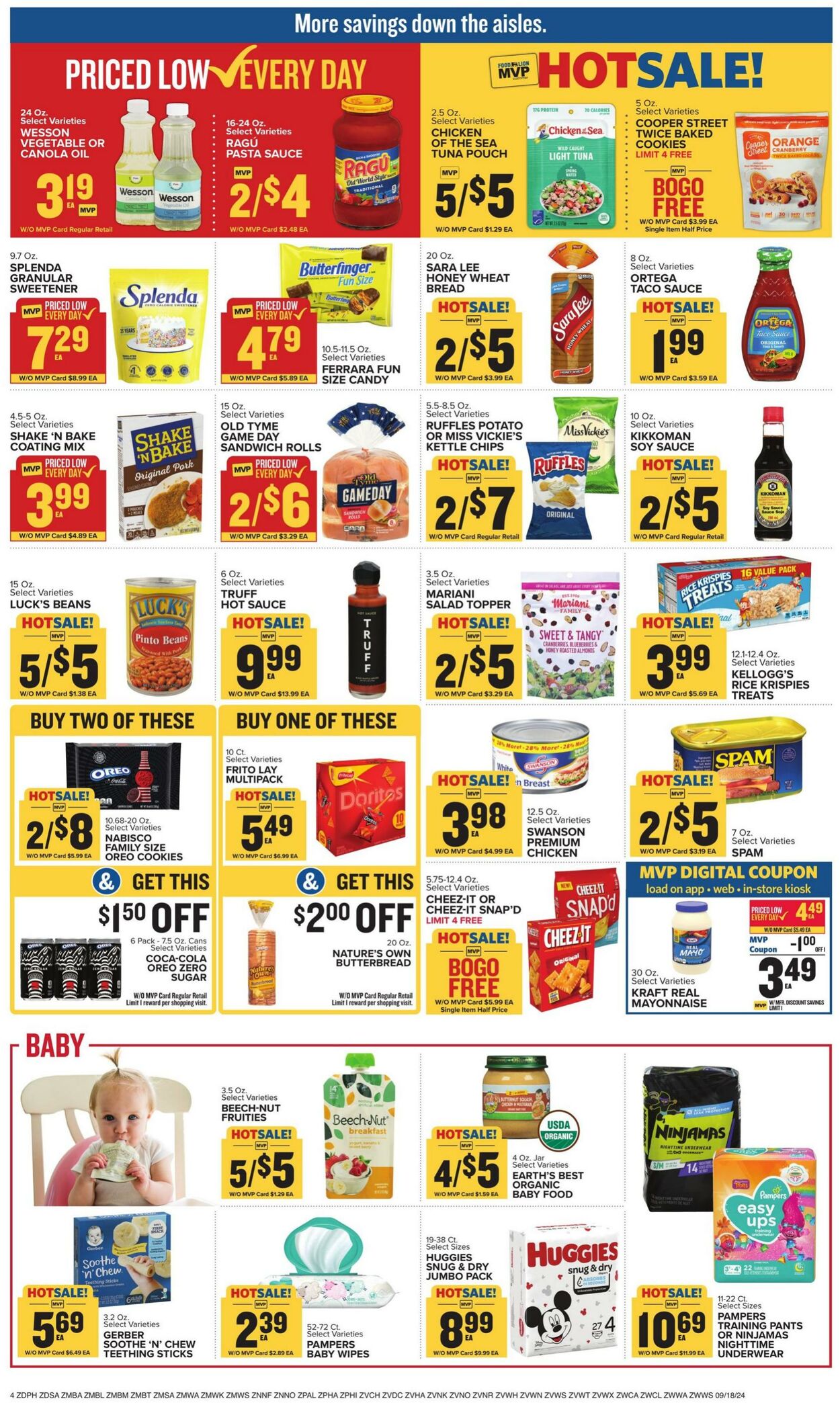 Catalogue Food Lion from 09/18/2024