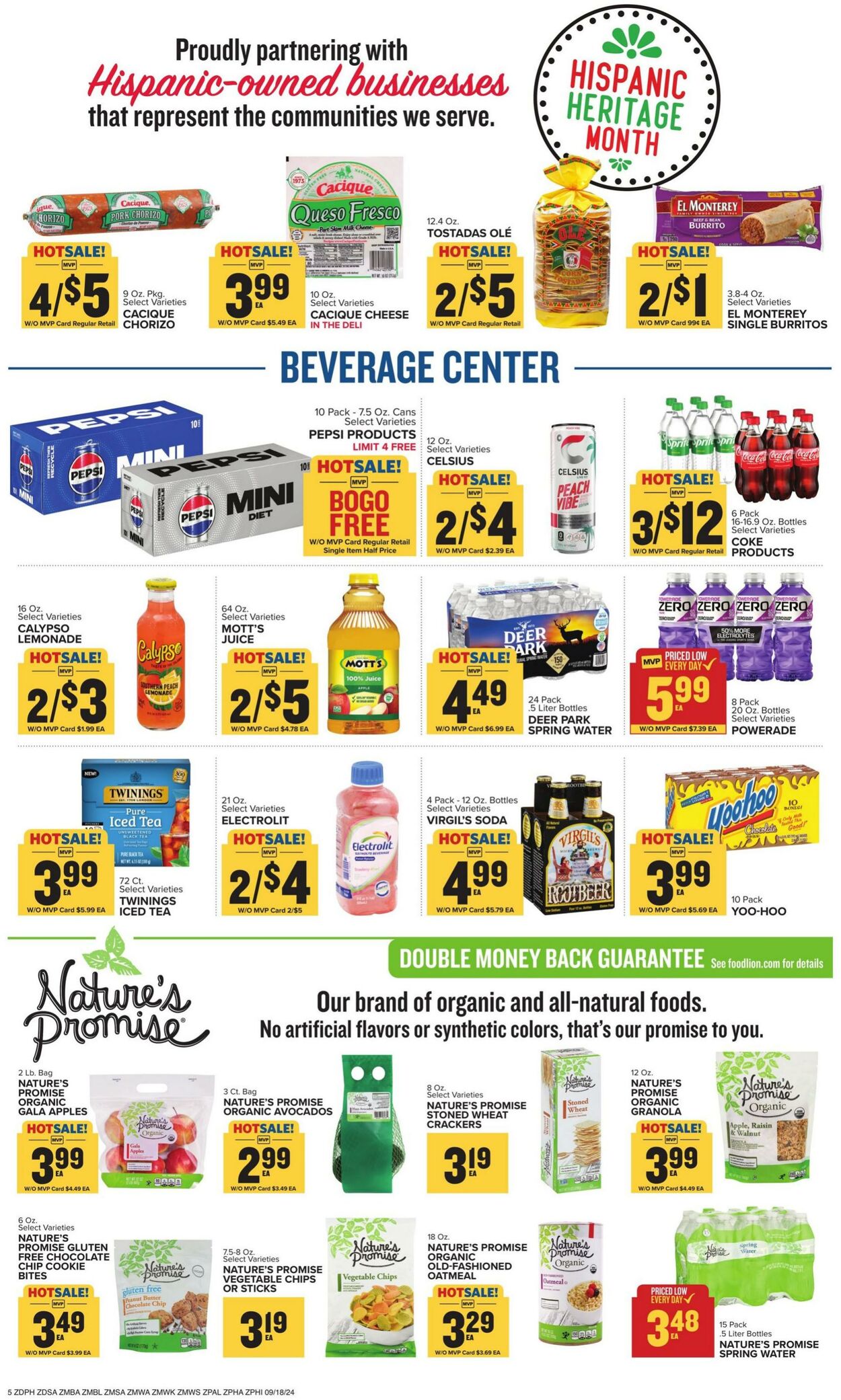 Catalogue Food Lion from 09/18/2024