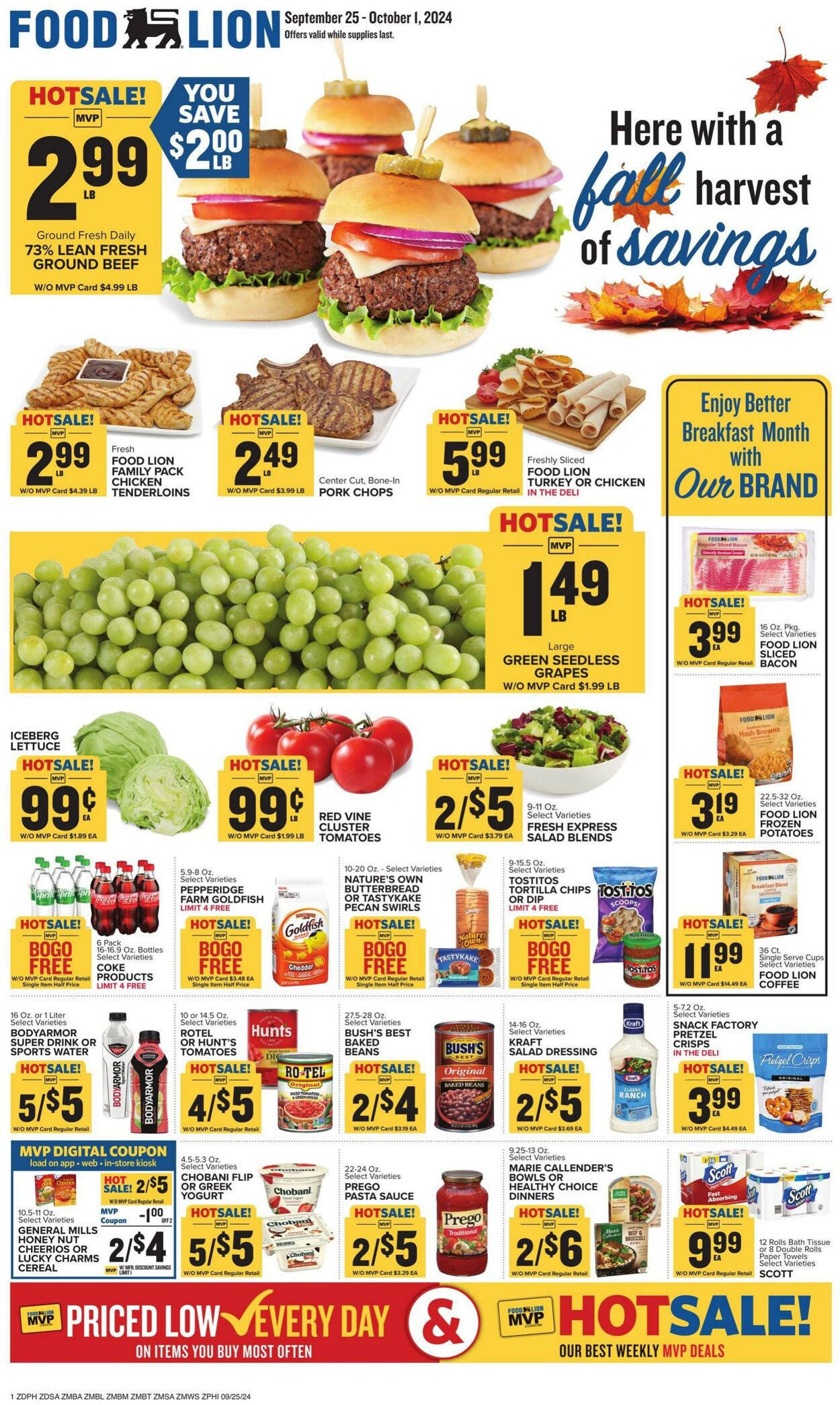 Catalogue Food Lion from 09/25/2024