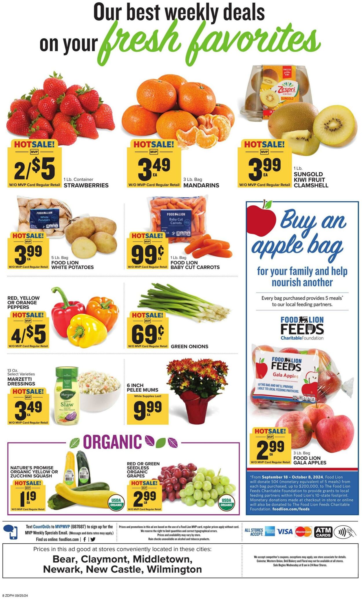 Catalogue Food Lion from 09/25/2024