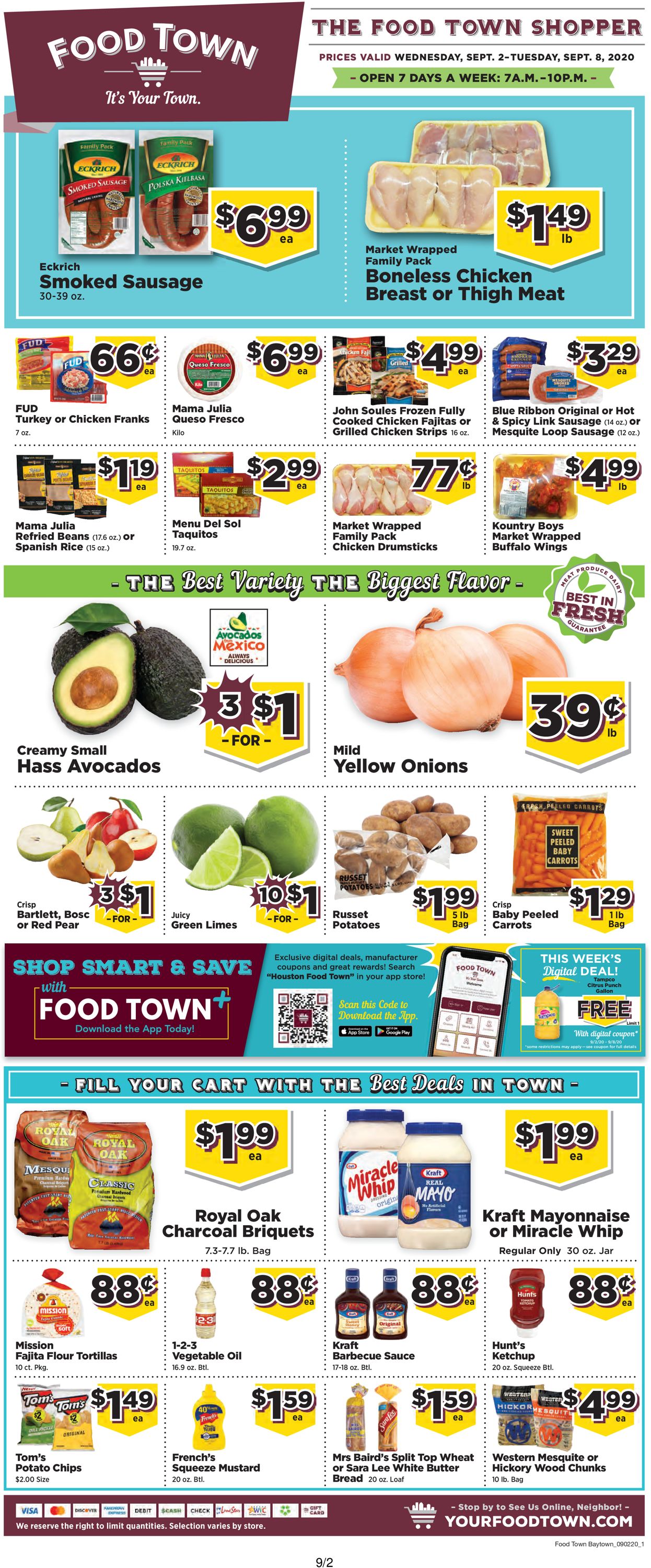 Catalogue Food Town from 09/02/2020