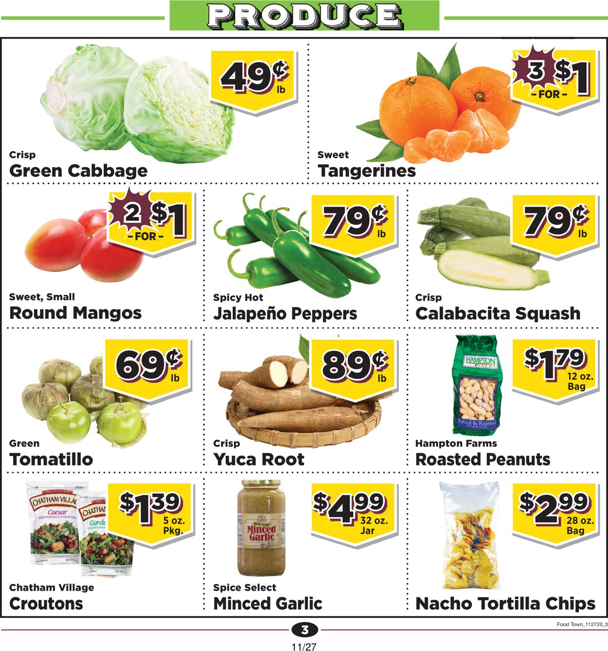 Catalogue Food Town Black Friday 2020 from 11/27/2020