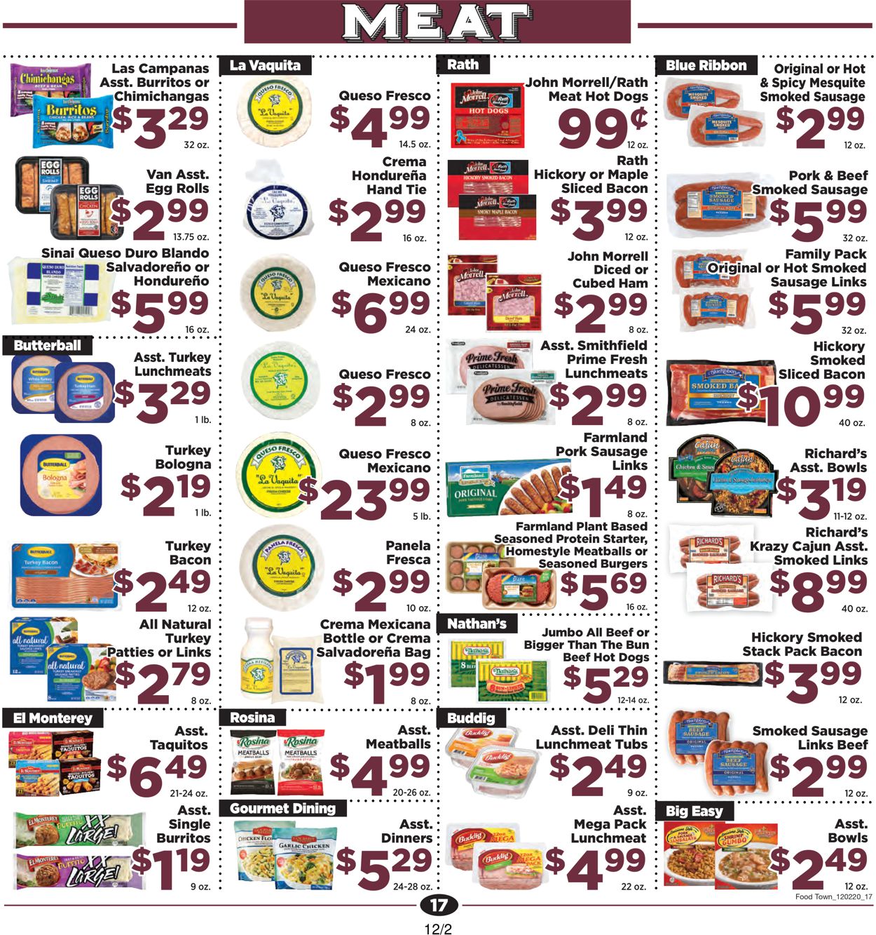 Catalogue Food Town from 12/02/2020