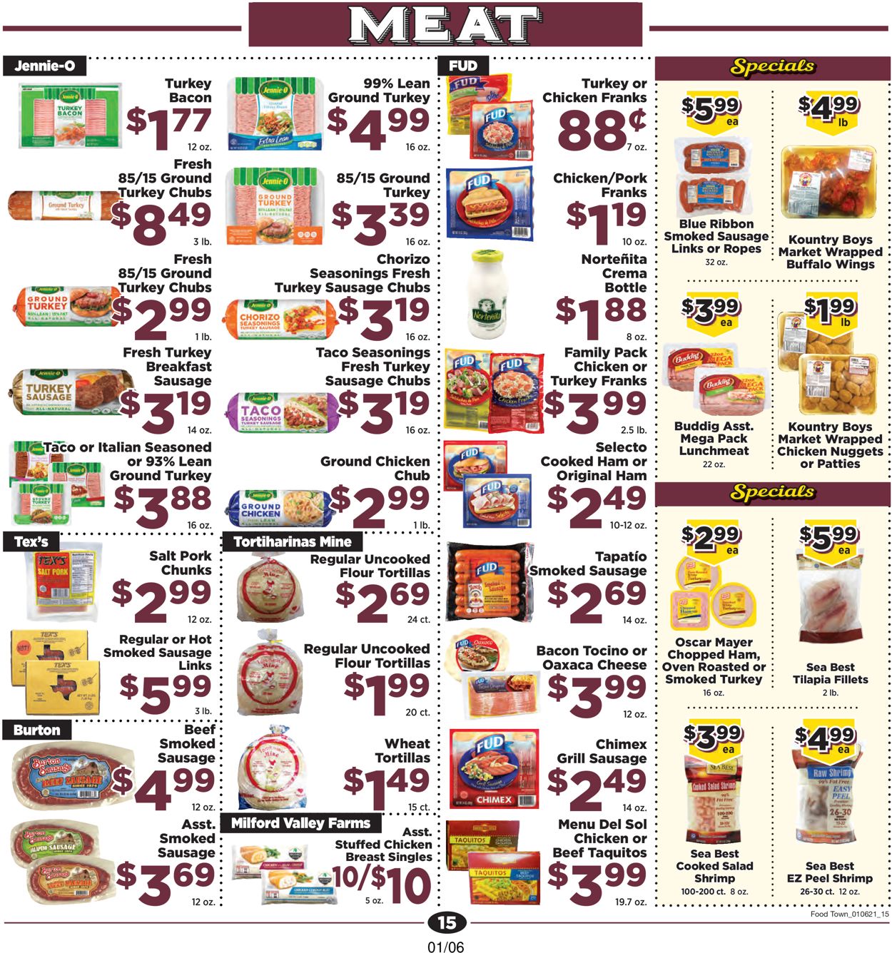 Catalogue Food Town from 01/06/2020