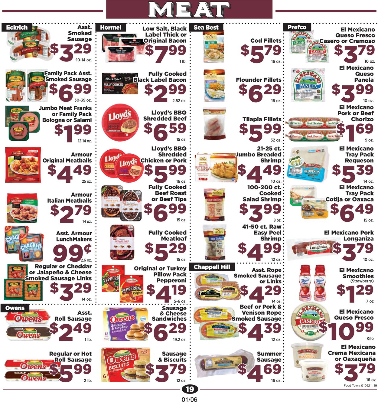 Catalogue Food Town from 01/06/2020