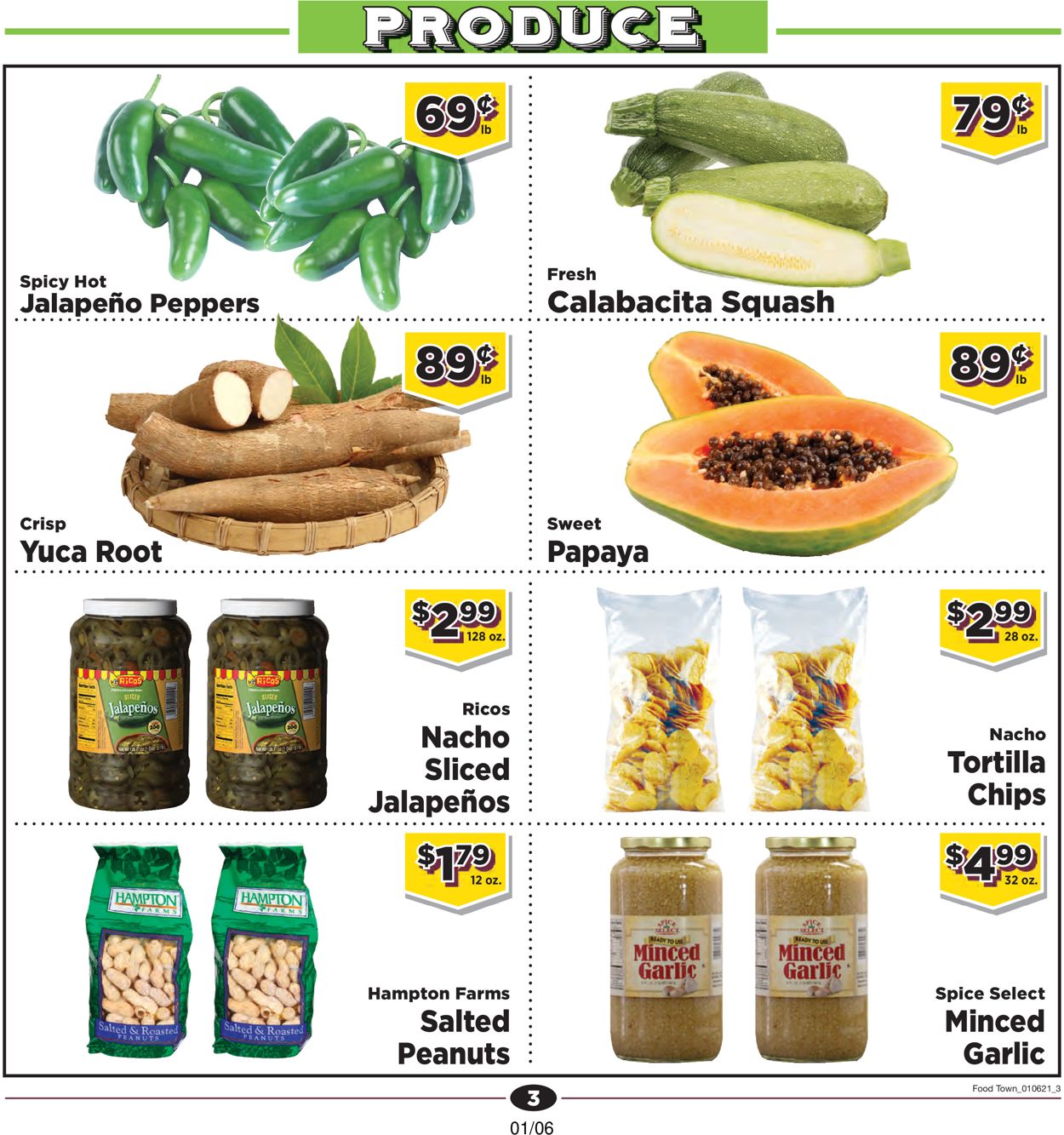 Catalogue Food Town from 01/06/2021