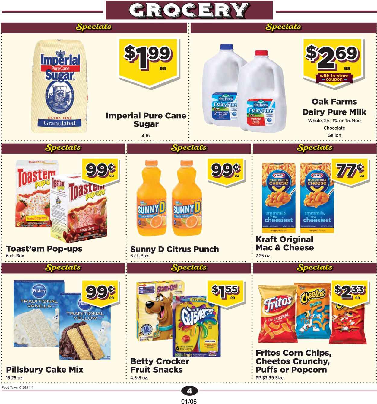 Catalogue Food Town from 01/06/2021