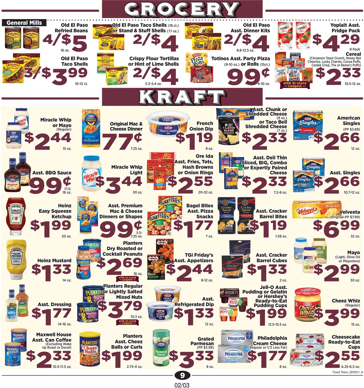 Catalogue Food Town from 02/03/2021