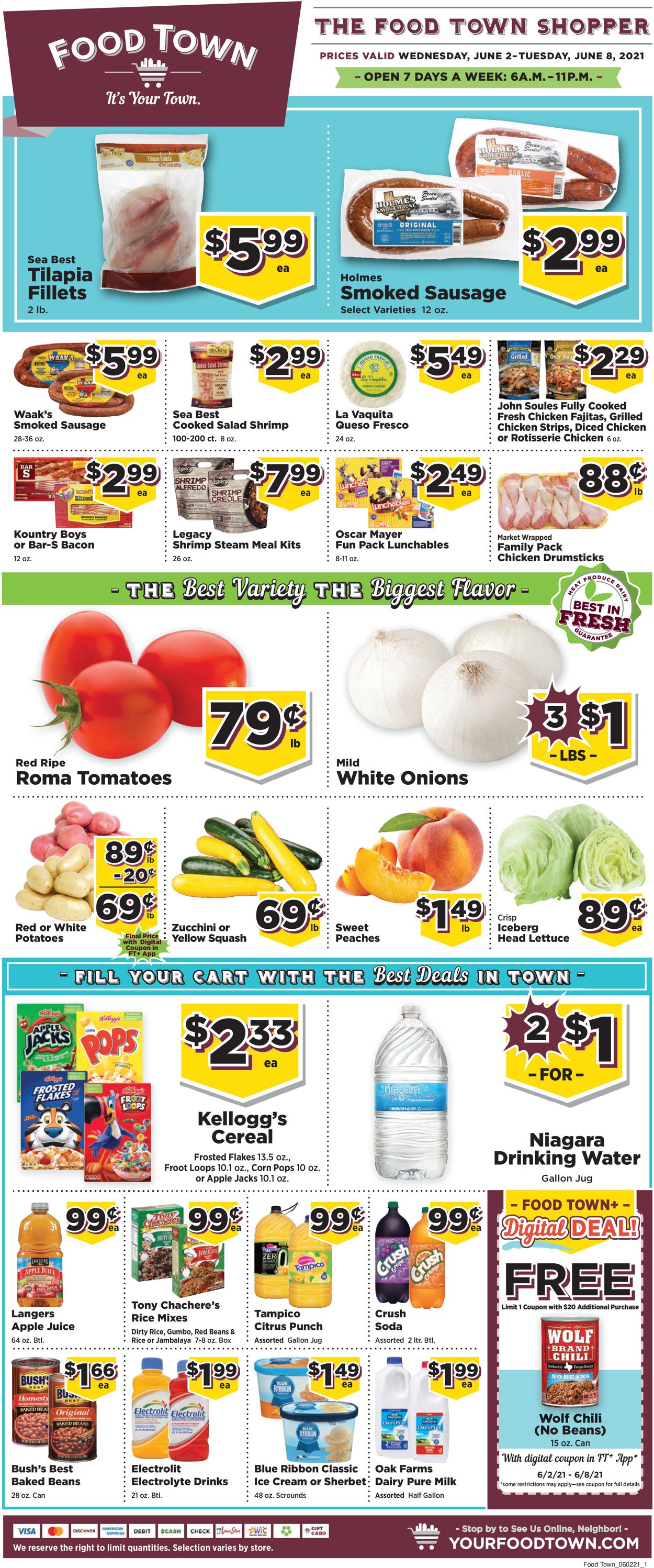 Catalogue Food Town from 06/02/2021