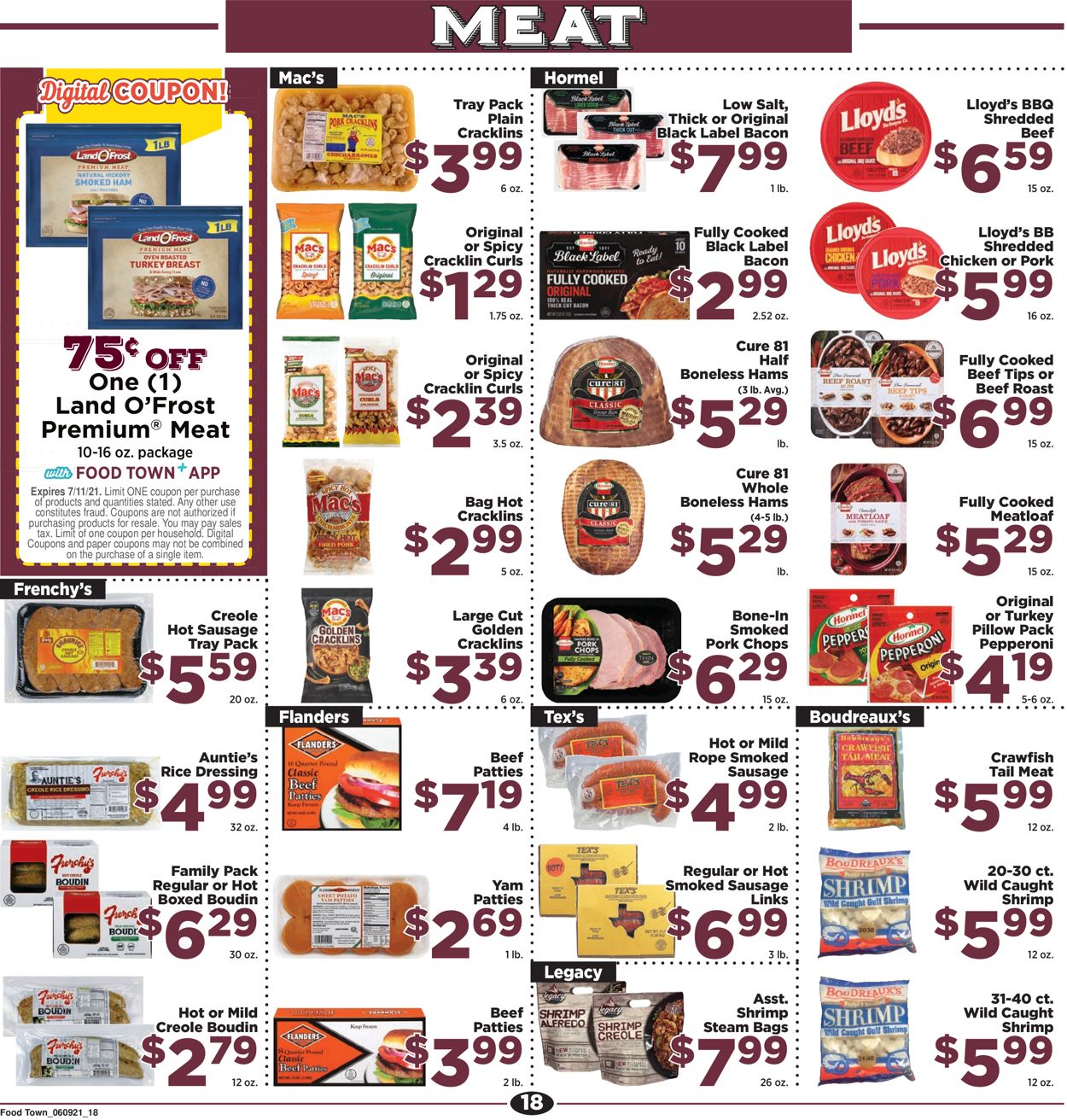 Catalogue Food Town from 06/09/2021