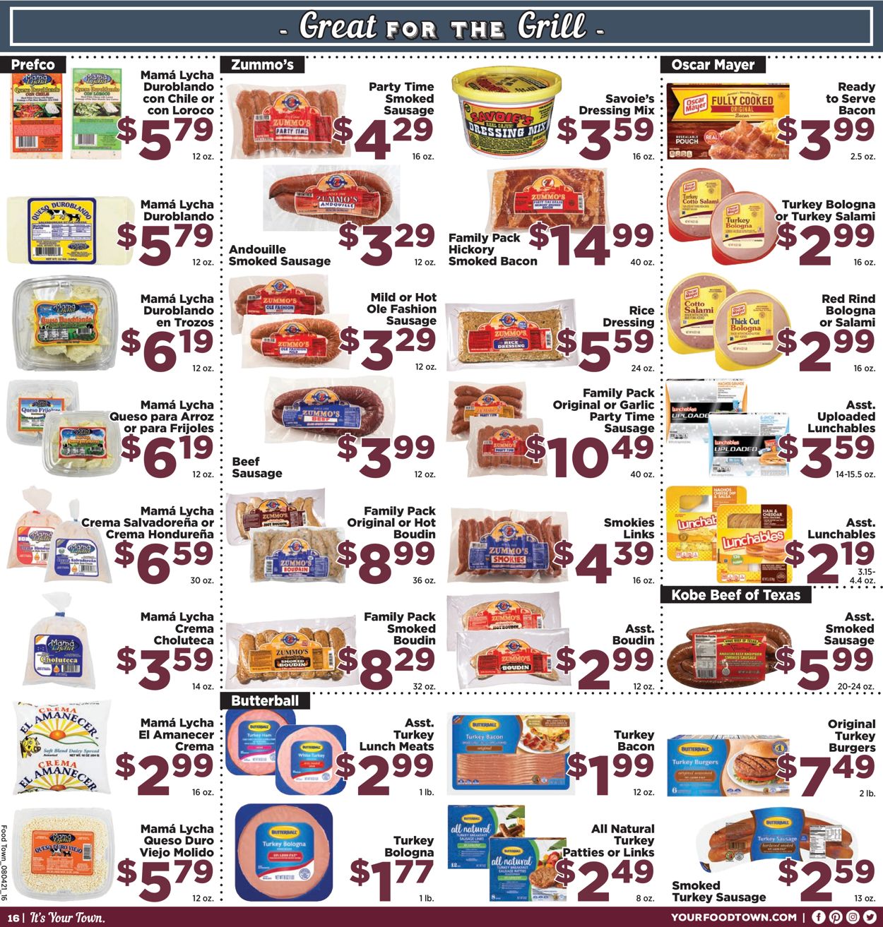 Catalogue Food Town from 08/04/2021