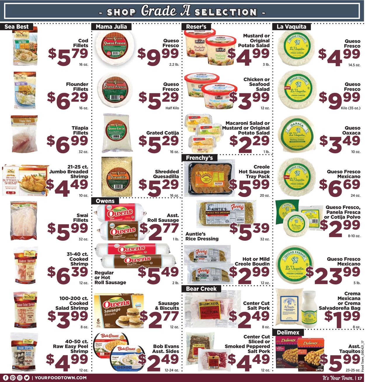 Catalogue Food Town from 08/04/2021