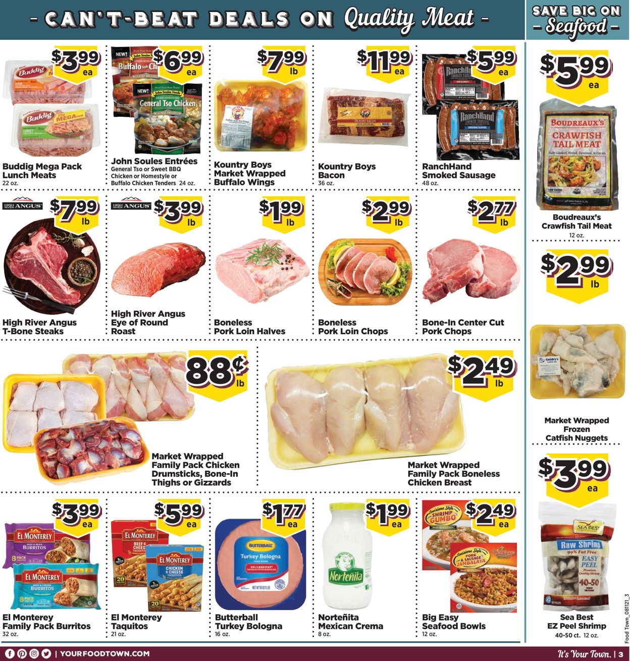 Catalogue Food Town from 08/11/2021