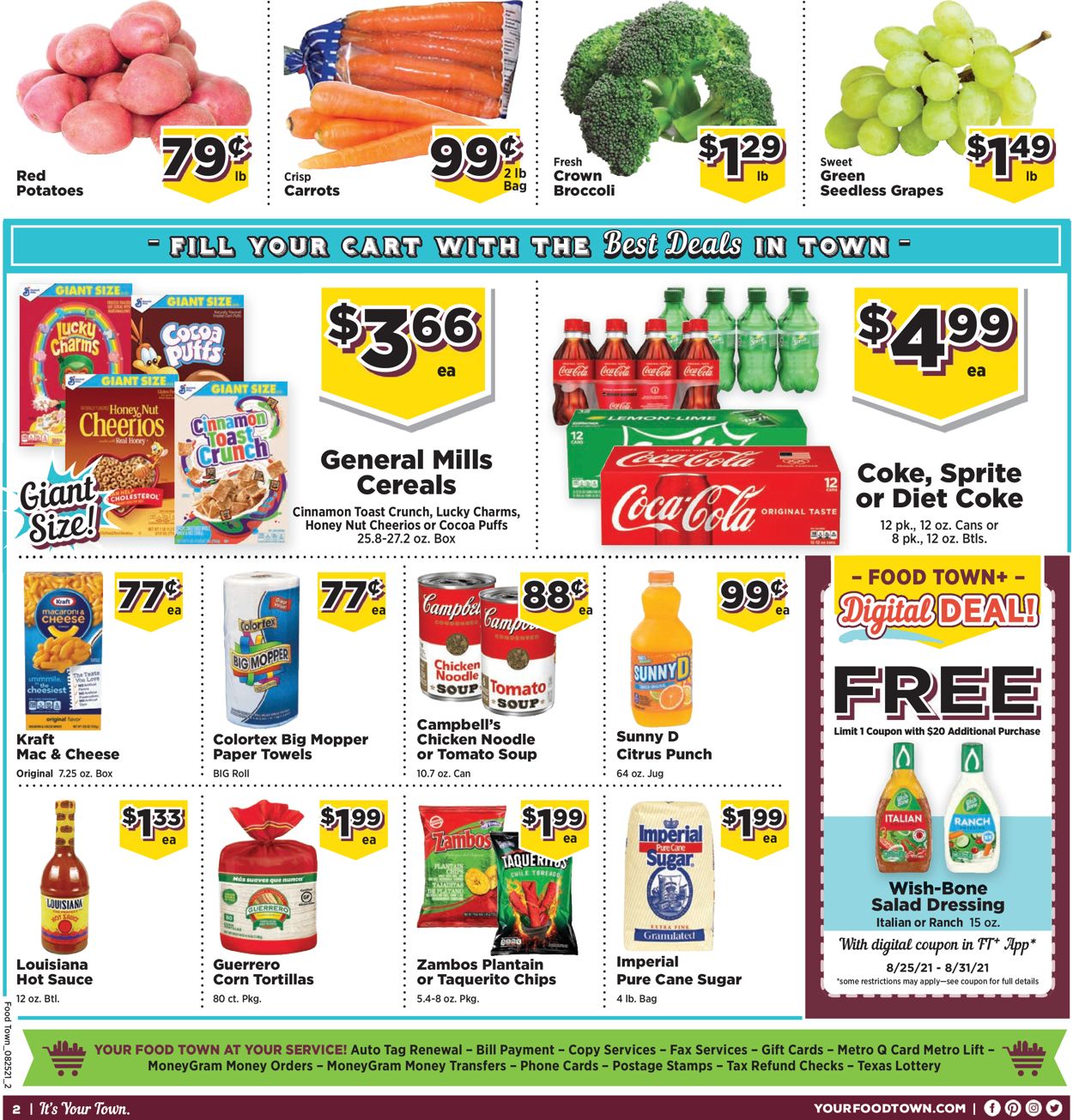 Catalogue Food Town from 08/25/2020