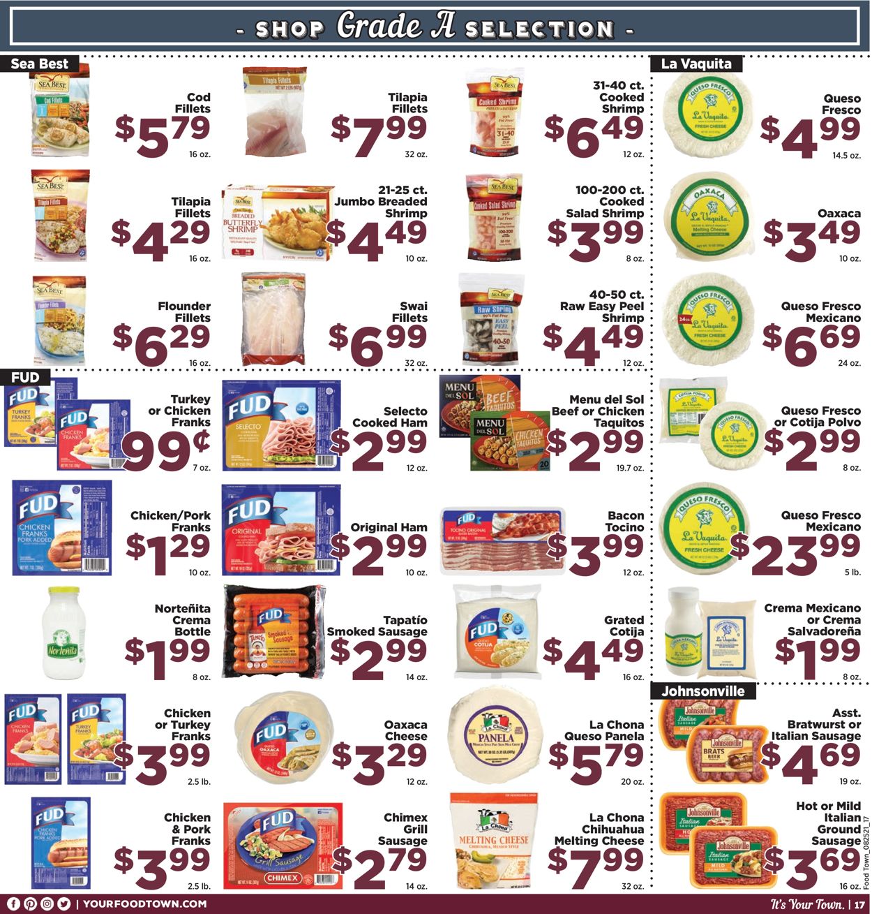 Catalogue Food Town from 08/25/2020