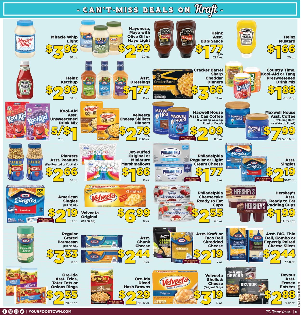 Catalogue Food Town from 09/01/2020